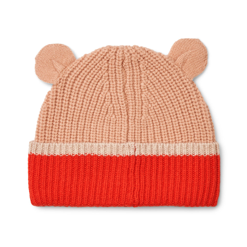 Girls Pink Wool Knit Hat