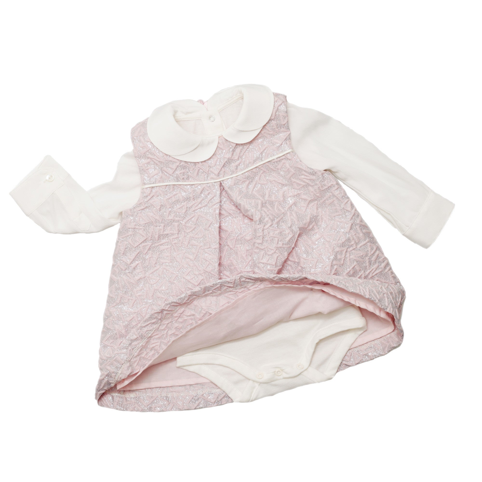 Baby Girls Pink Shirt Style Dress - CÉMAROSE | Children's Fashion Store - 3