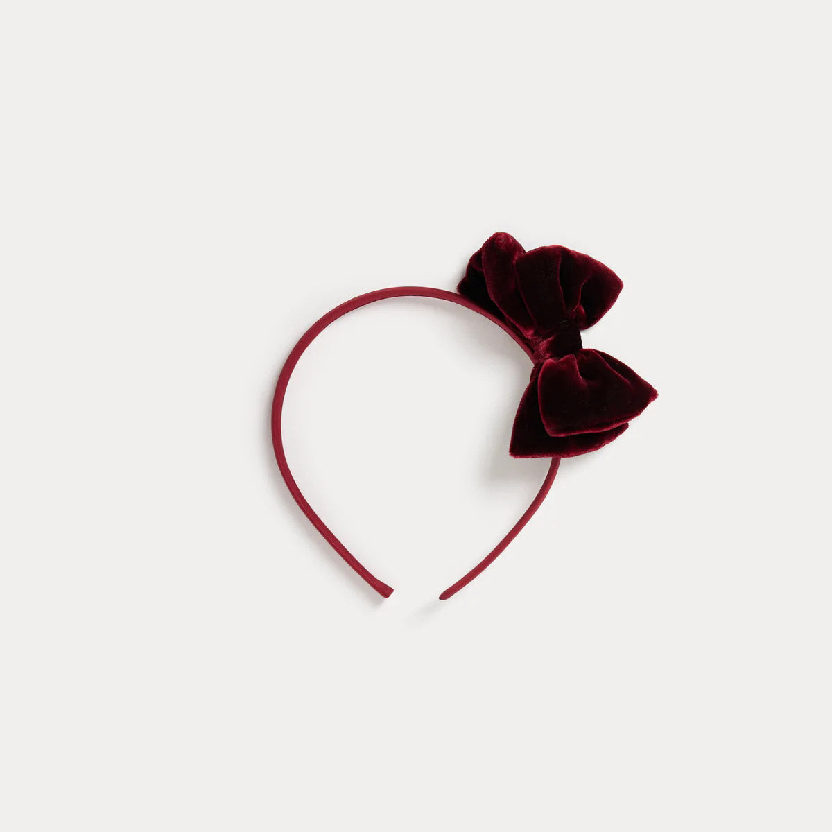 Girls Wine Red Headband