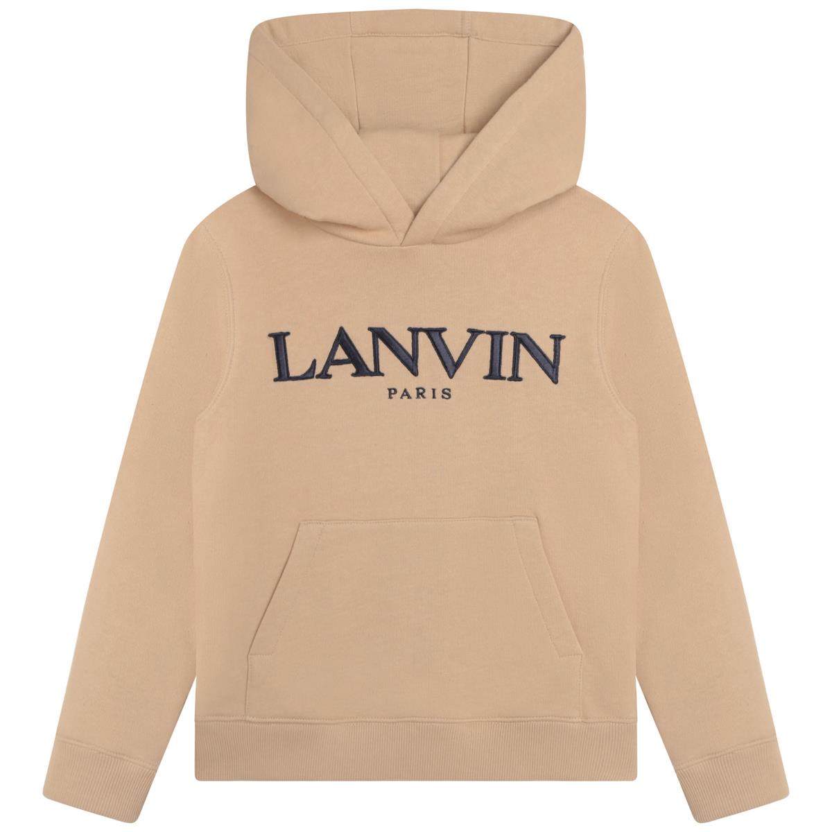 Girls Beige Logo Sweatshirt