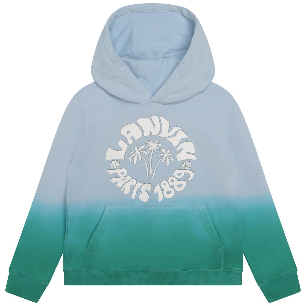 Girls Blue Hooded Sweatshirt