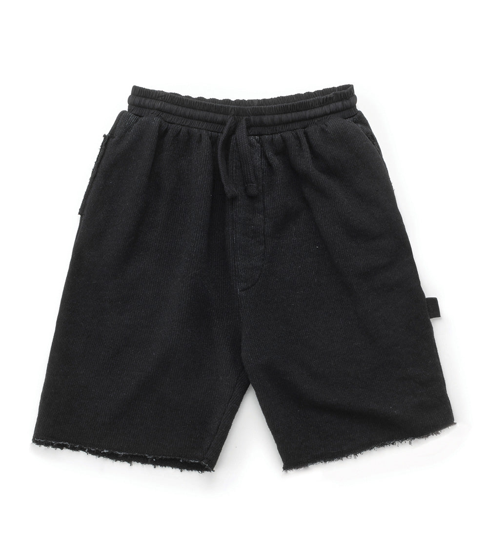 Baby Girls Black Sweat Shorts
