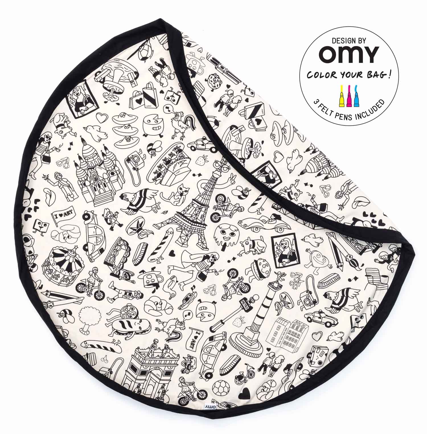 OMY Paris Toy Storage Bag