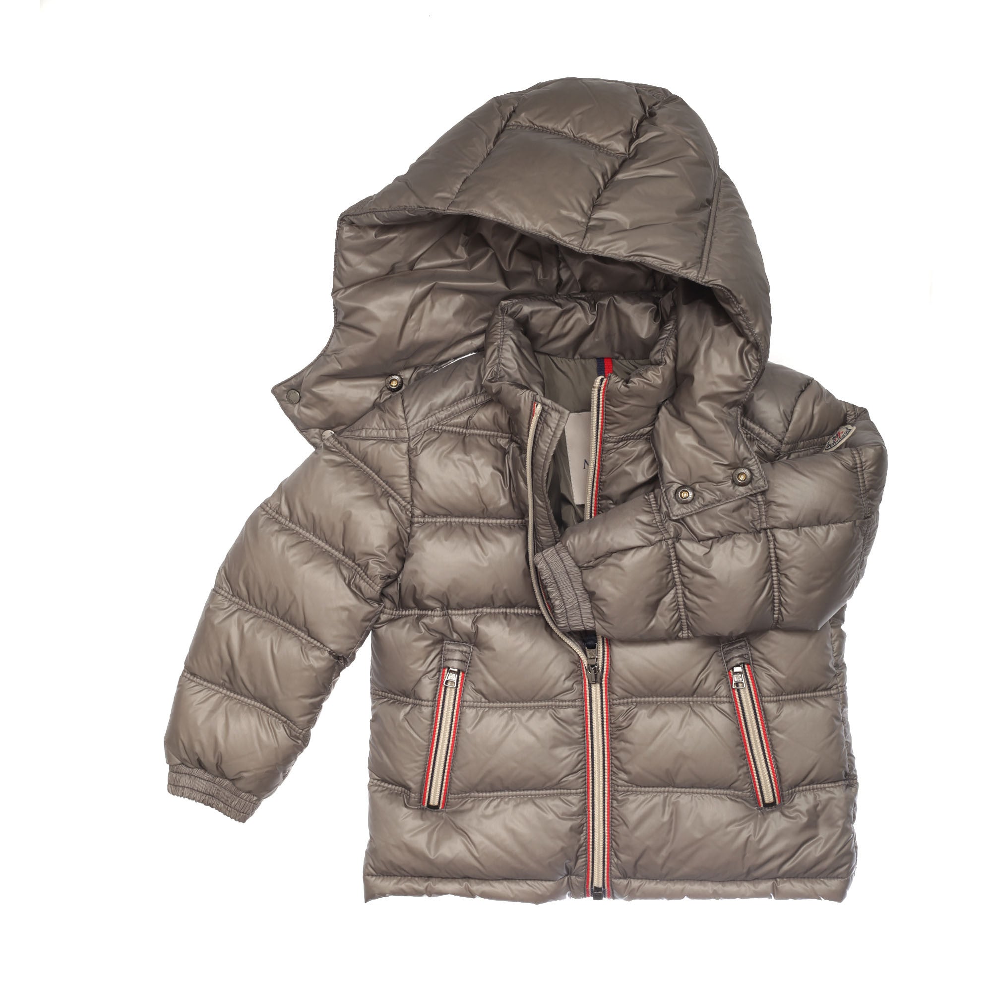 Baby Grey Hooded Padded Down 'Gaston'Jacket - CÉMAROSE | Children's Fashion Store - 3