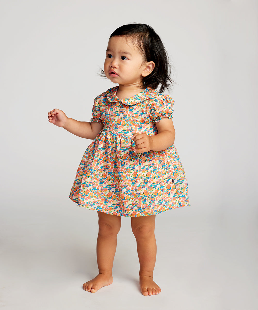 Baby Girls Pink Floral Dress