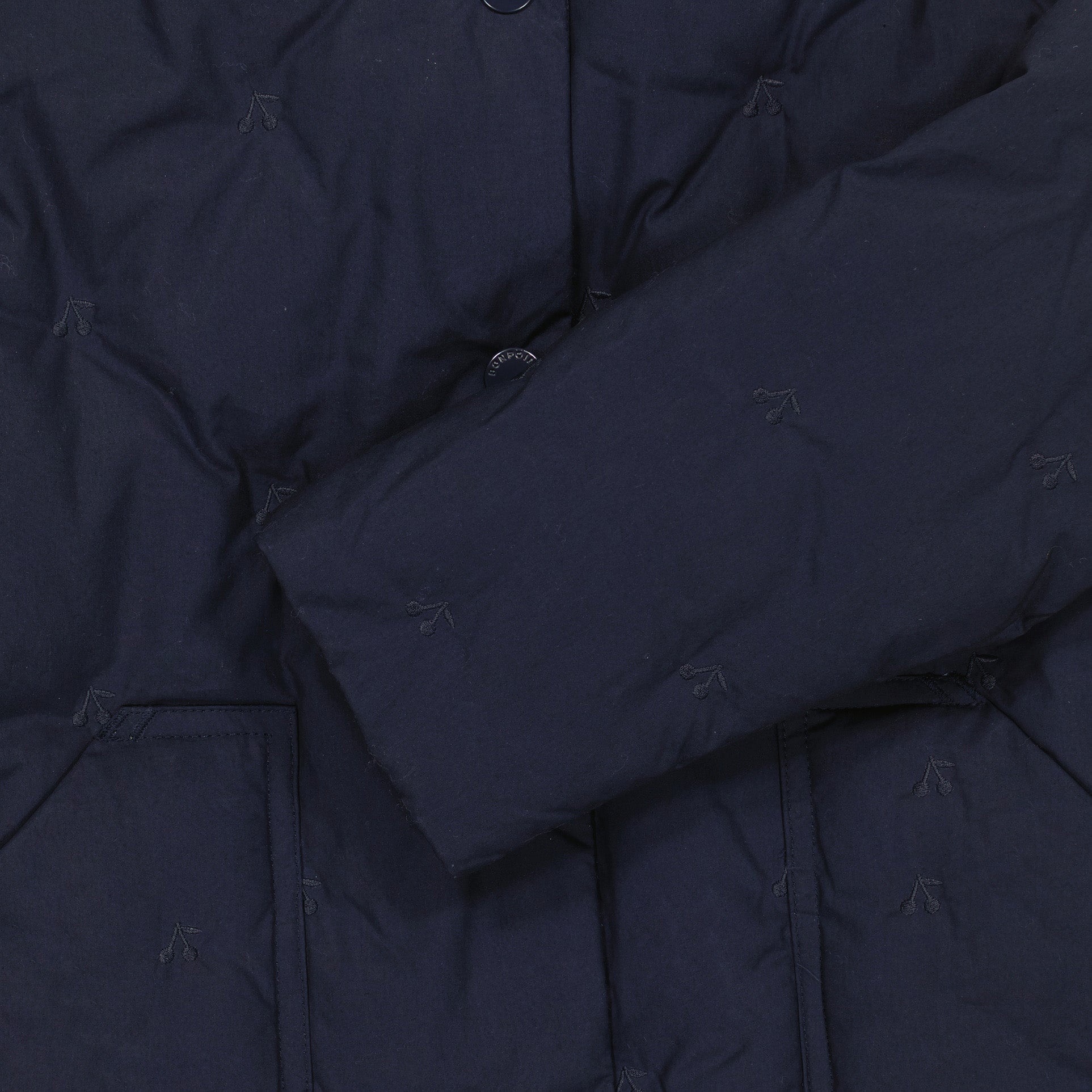 Girls Navy Padded Jacket