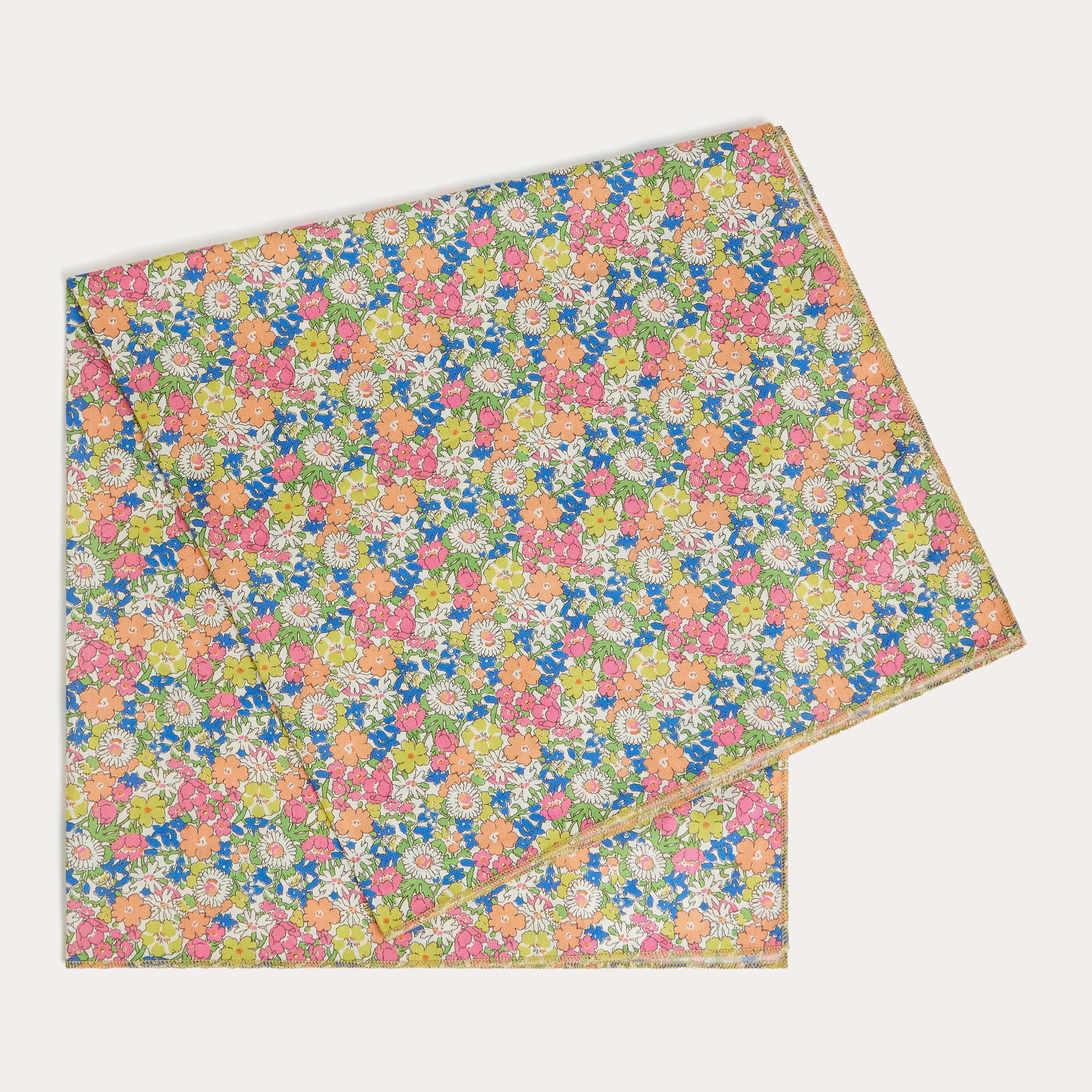 Girls Multicolor Floral Scarf
