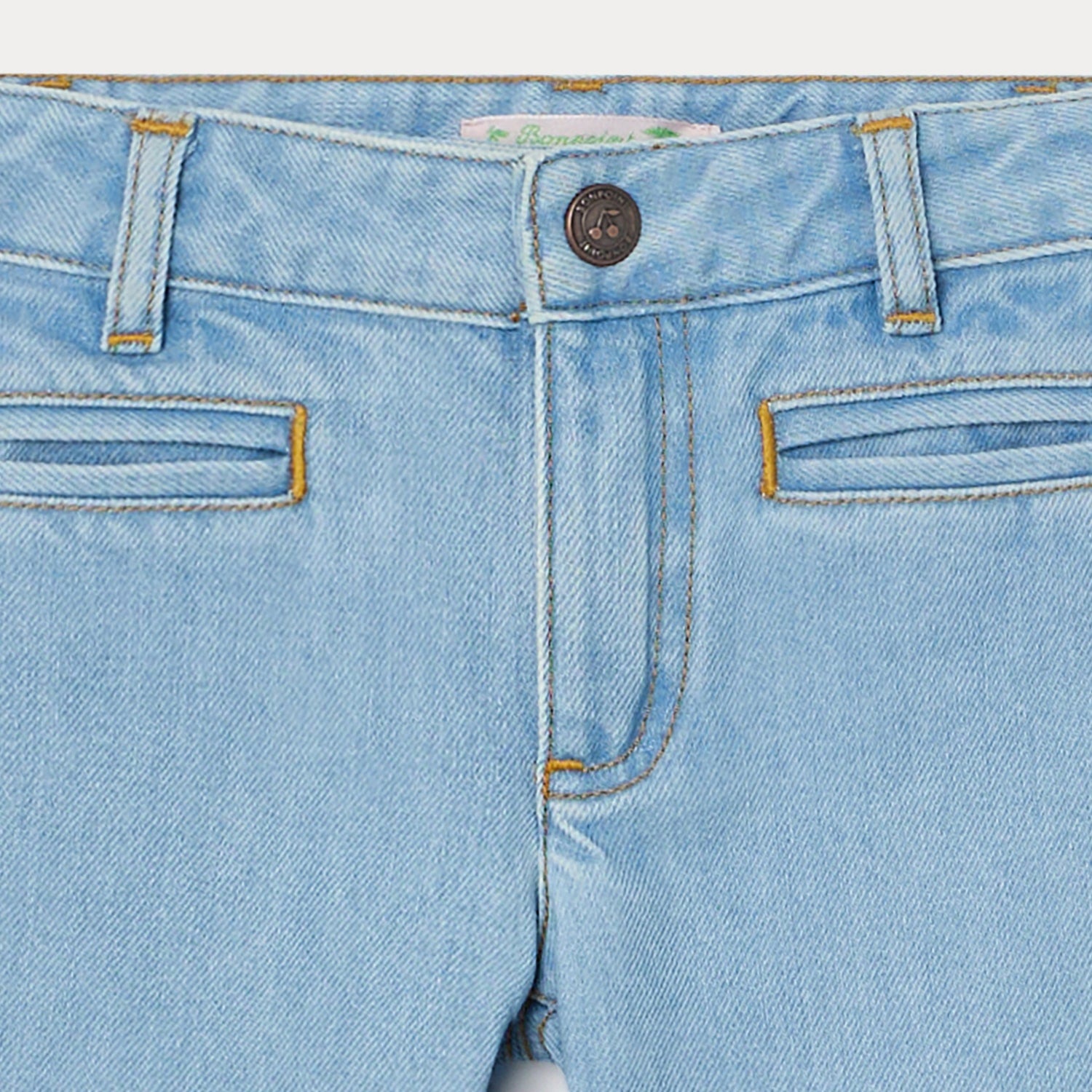 Girls Blue Denim Trousers