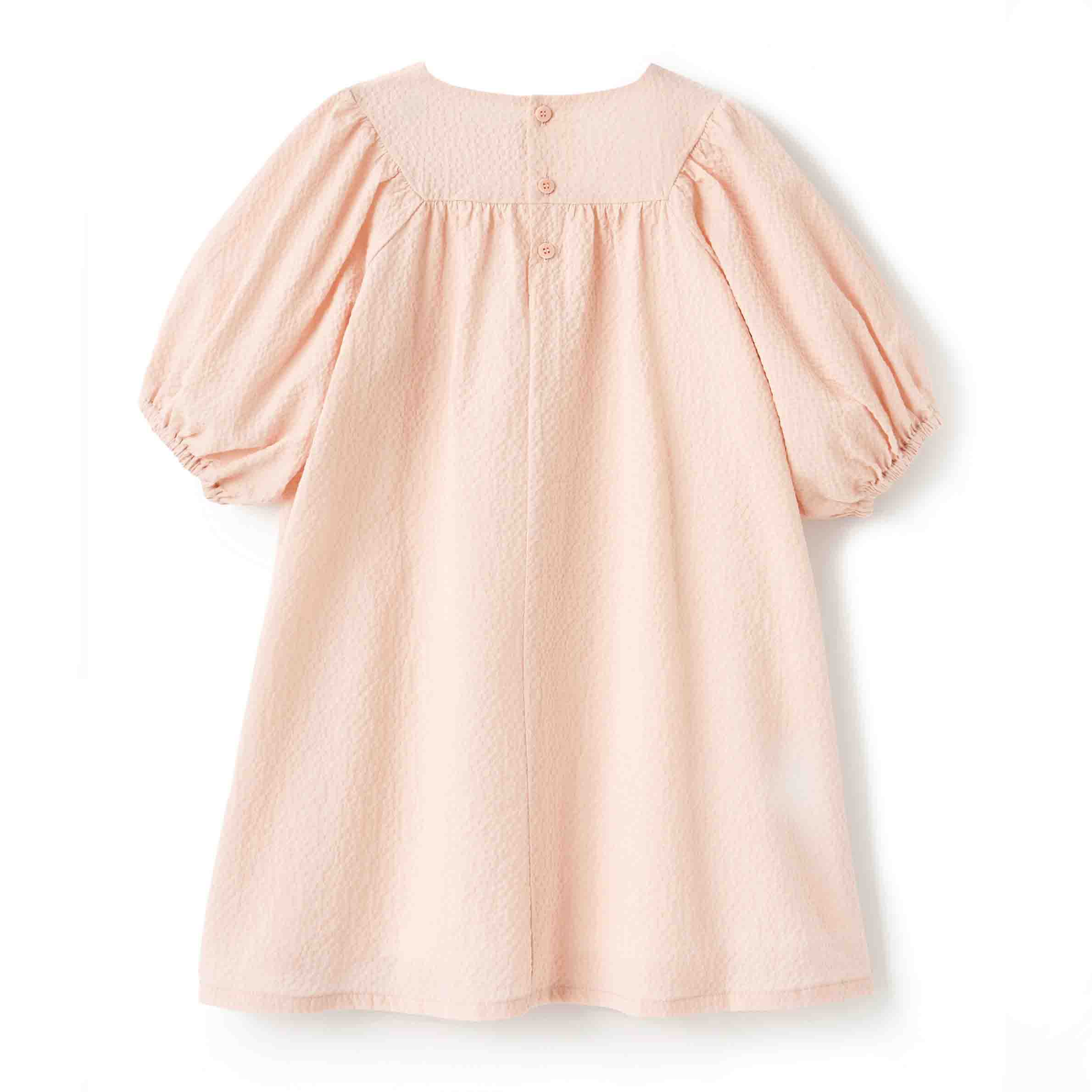 Girls Pink Cotton Dress