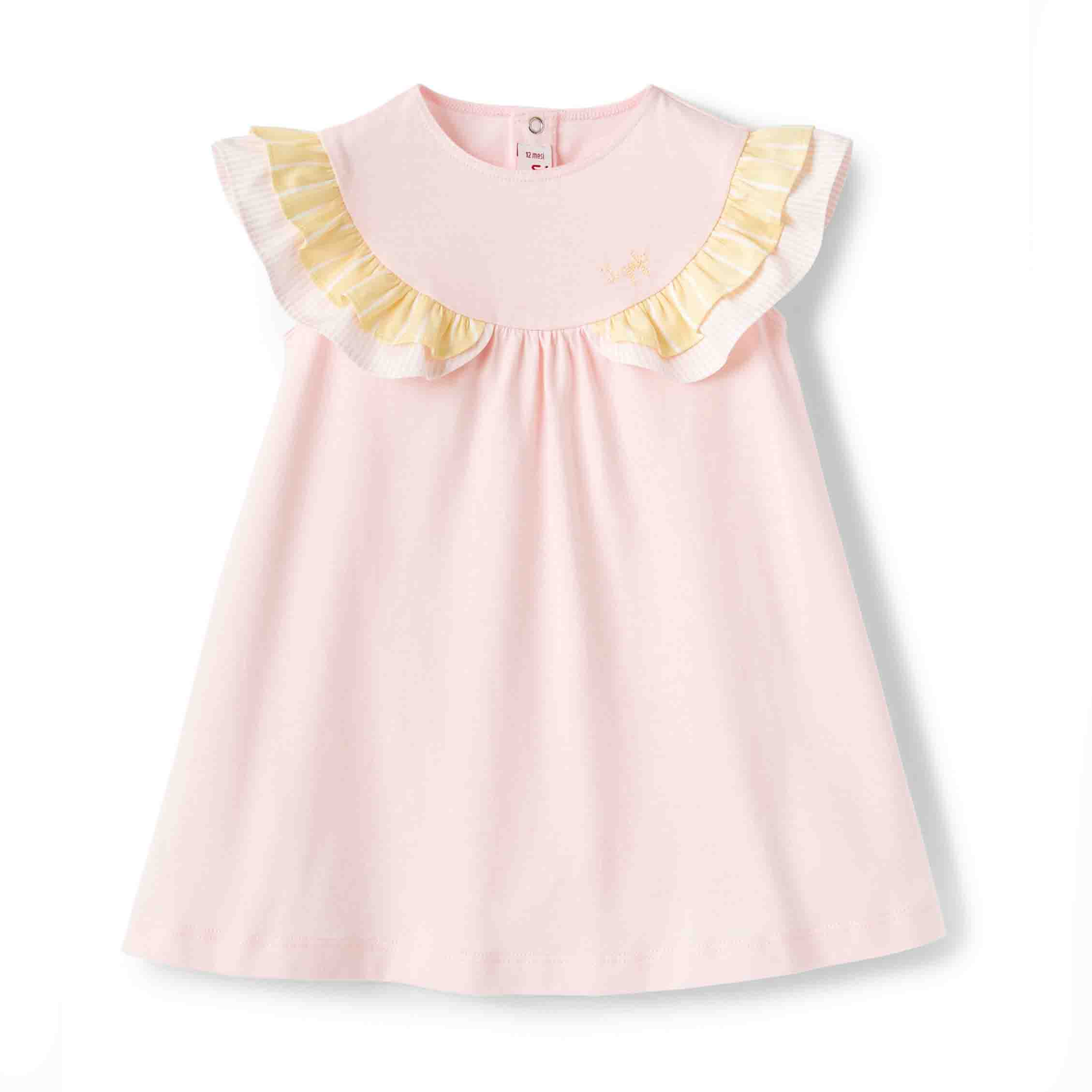 Baby Girls Pink Cotton Dress