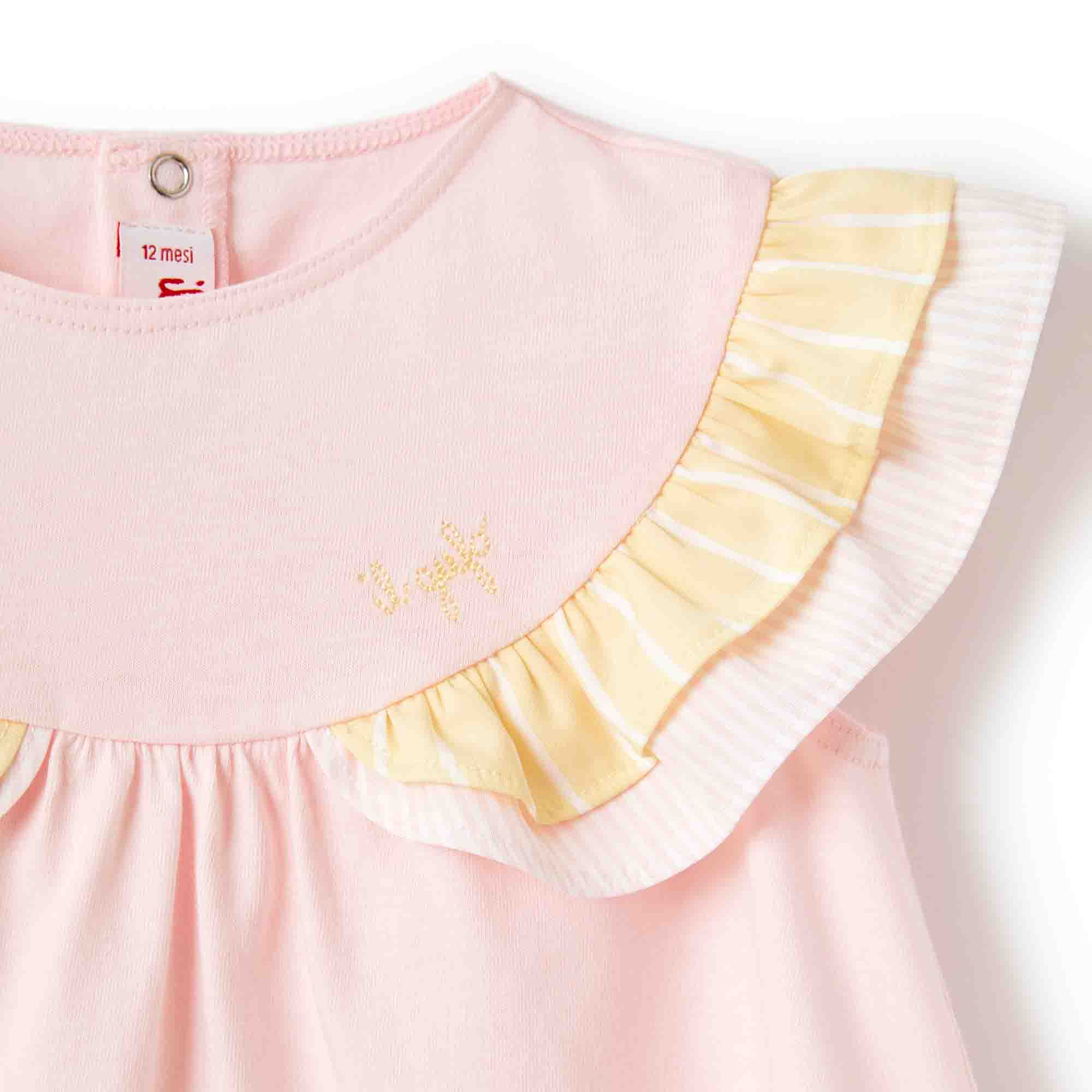 Baby Girls Pink Cotton Dress