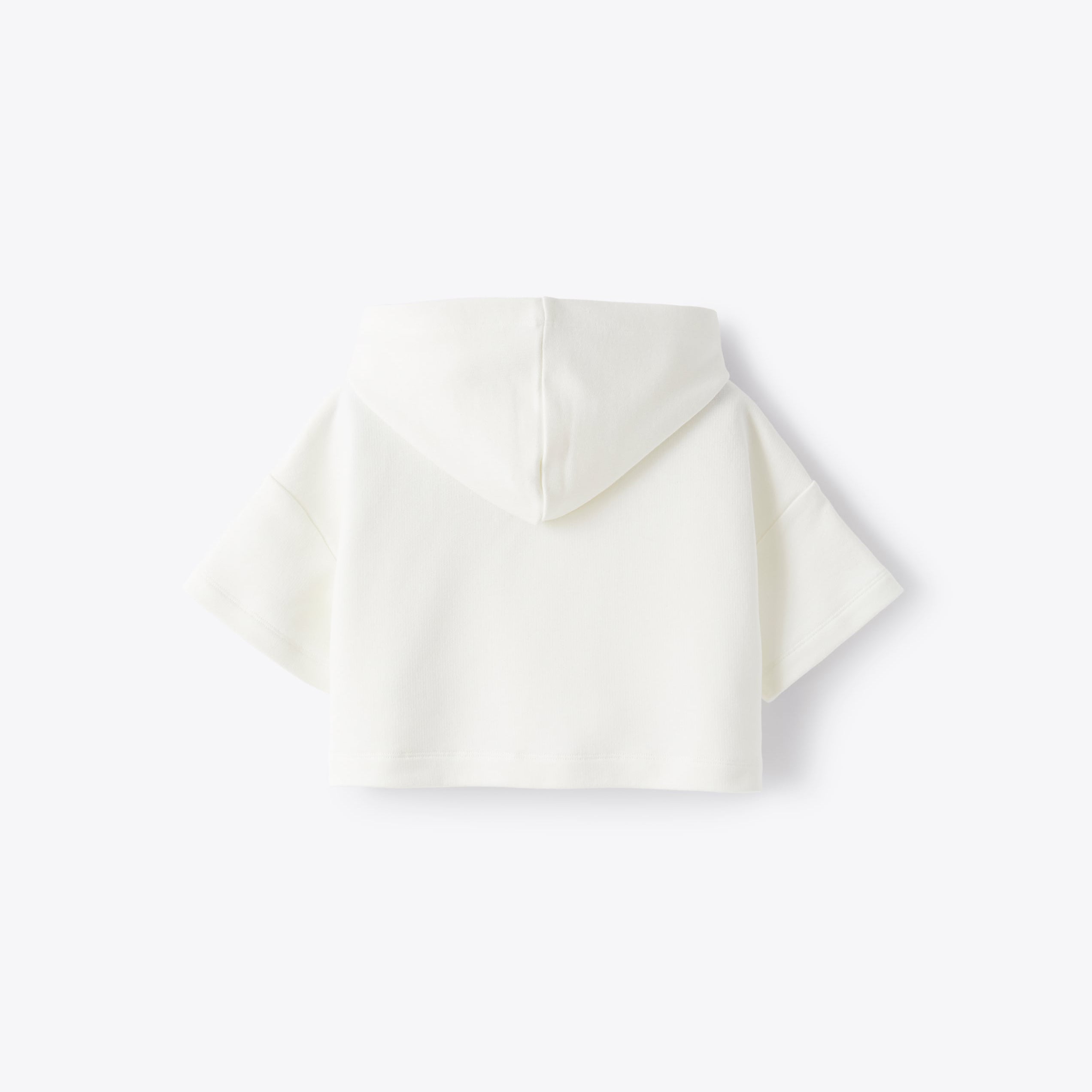 Girls White "IG" Cotton Sweatshirt