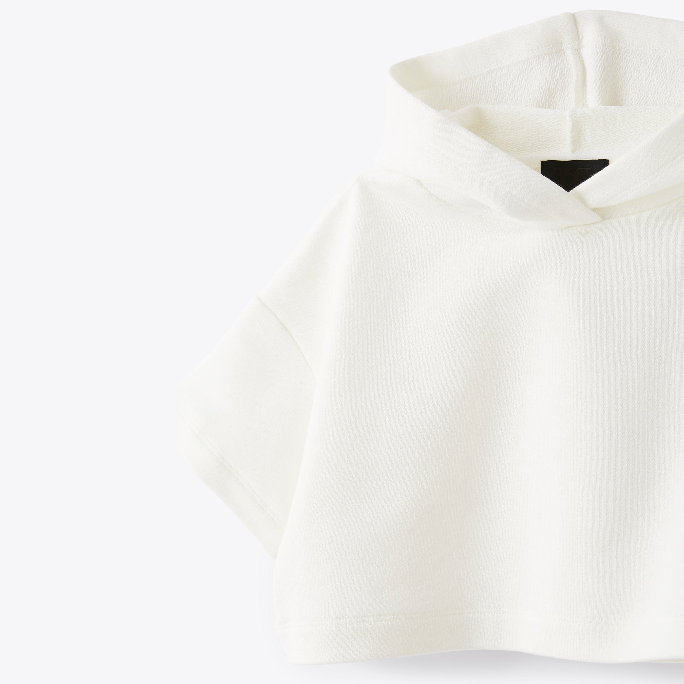 Girls White "IG" Cotton Sweatshirt