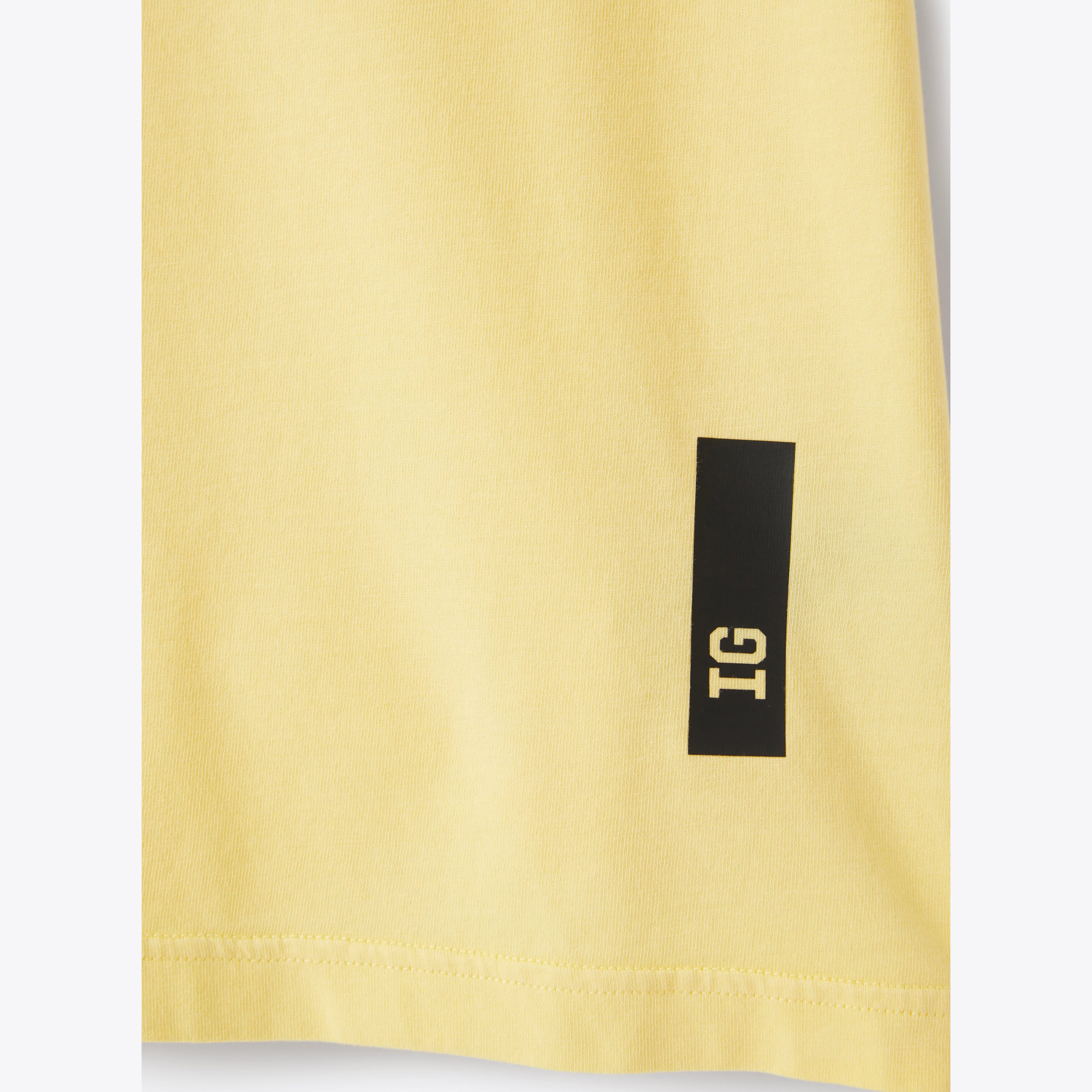 Boys Yellow "IG" Cotton T-Shirt