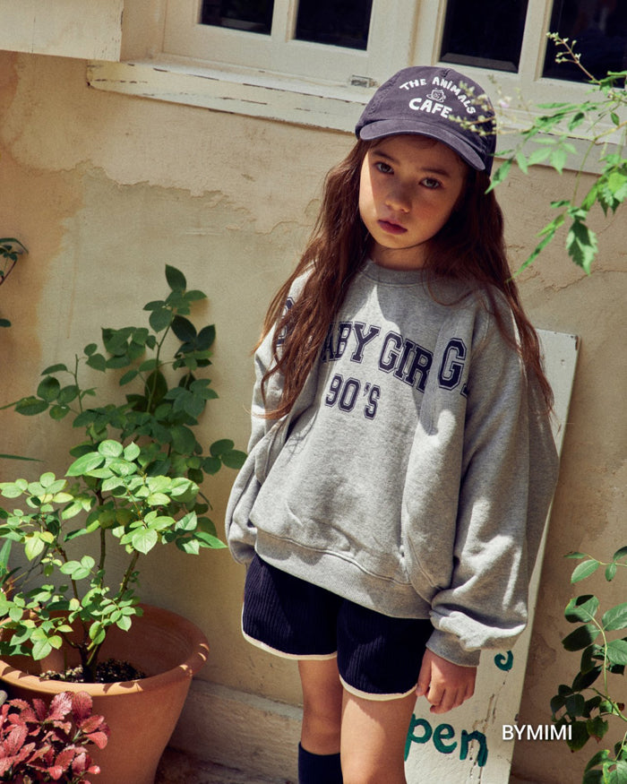 Girls Navy Corduroy Shorts