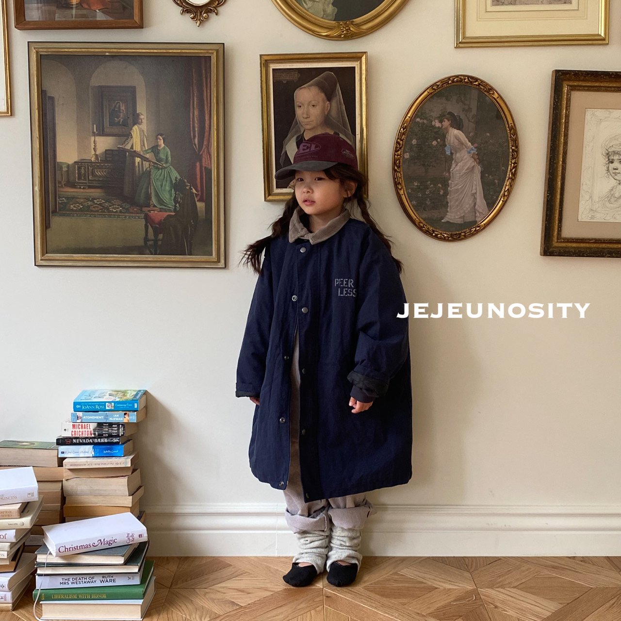 Boys & Girls Navy Padded Coat