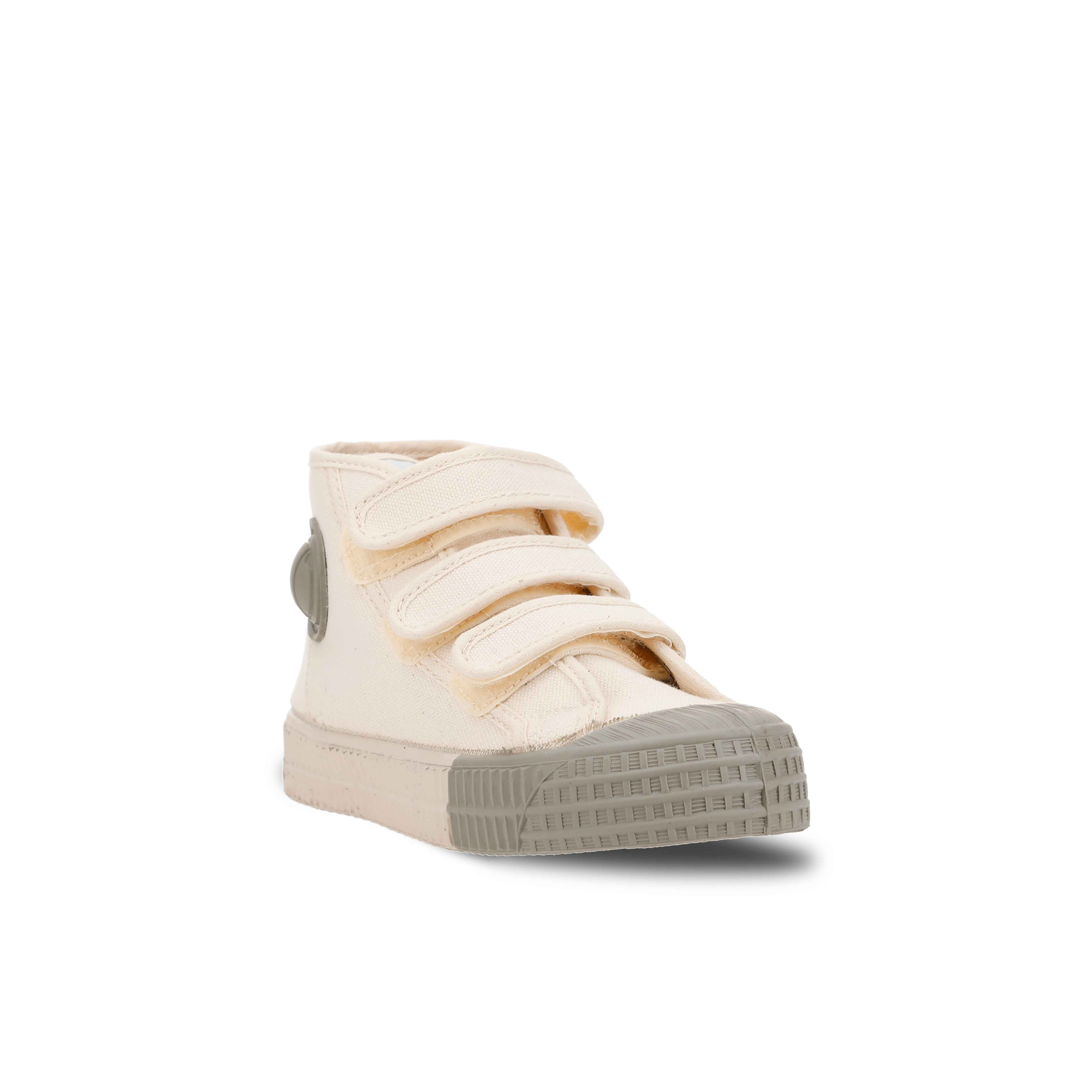 Boys & Girls White Canvas Shoes