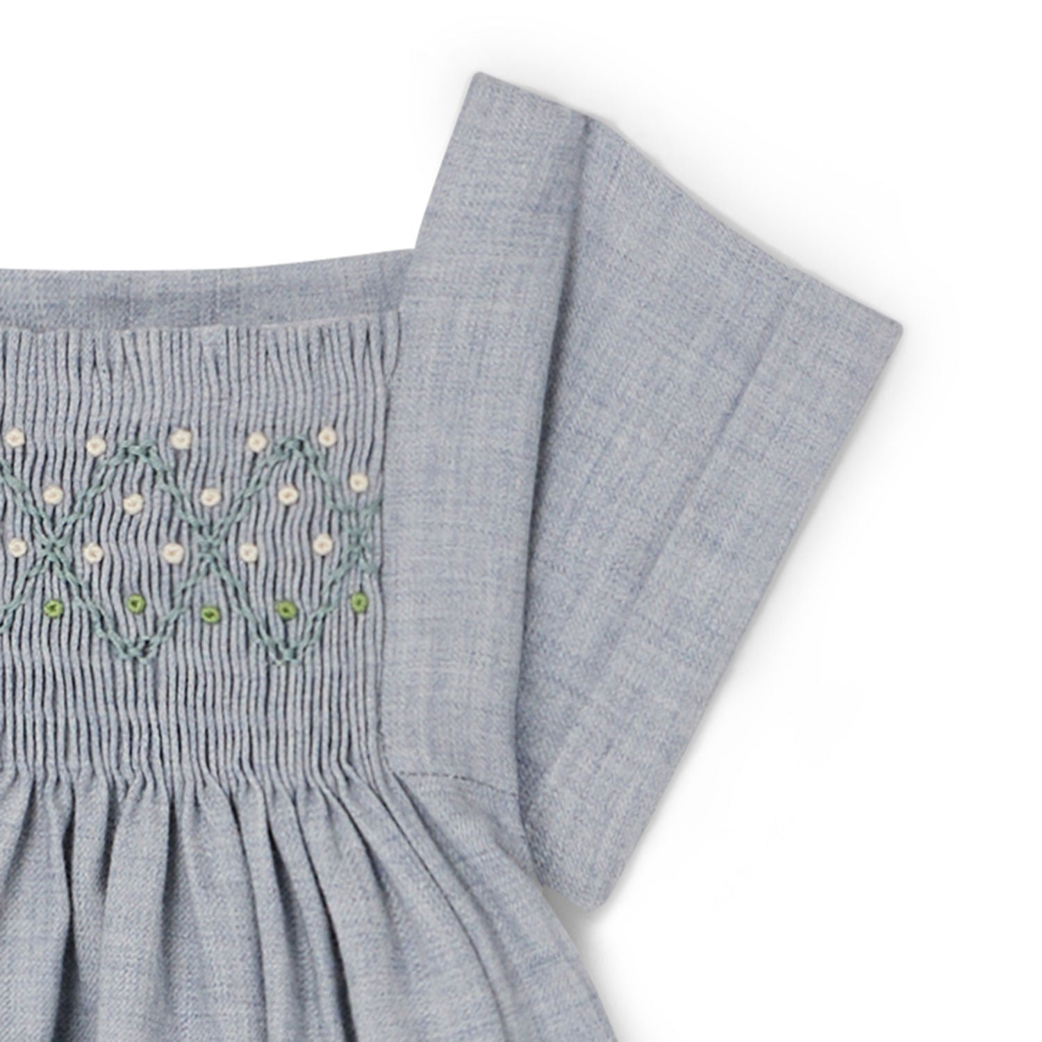 Baby Girls Blue Cotton Dress