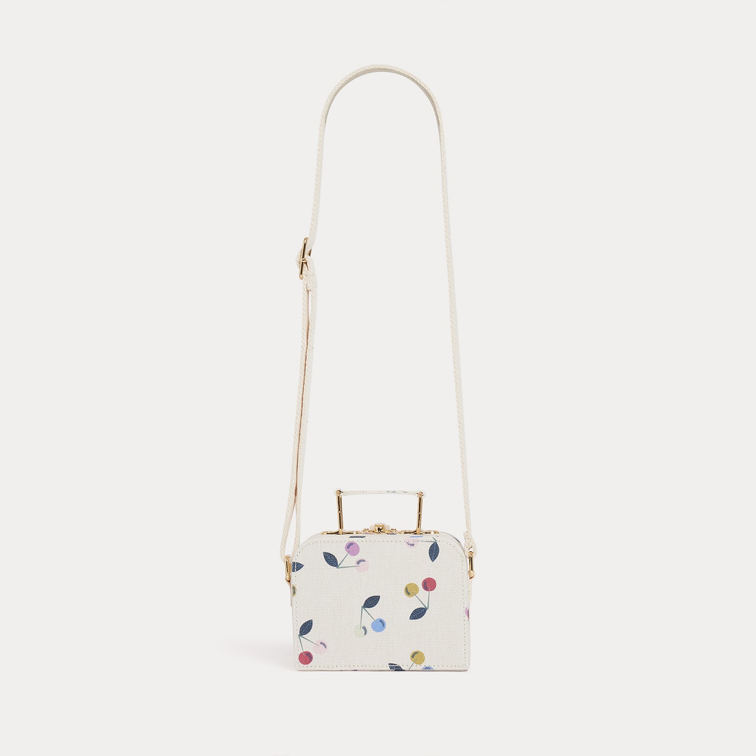 Girls White Logo Handbag