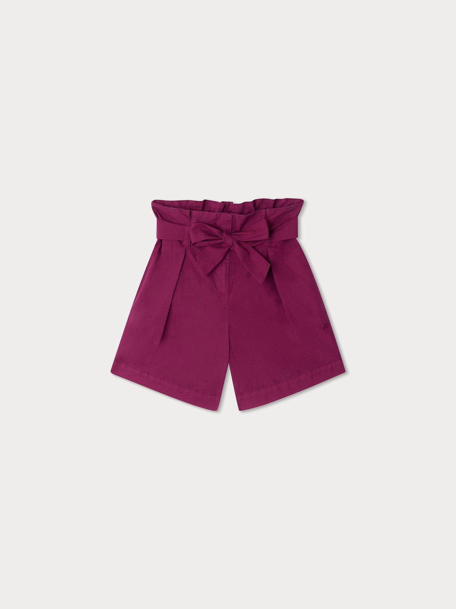 Girls Purple Cotton Short