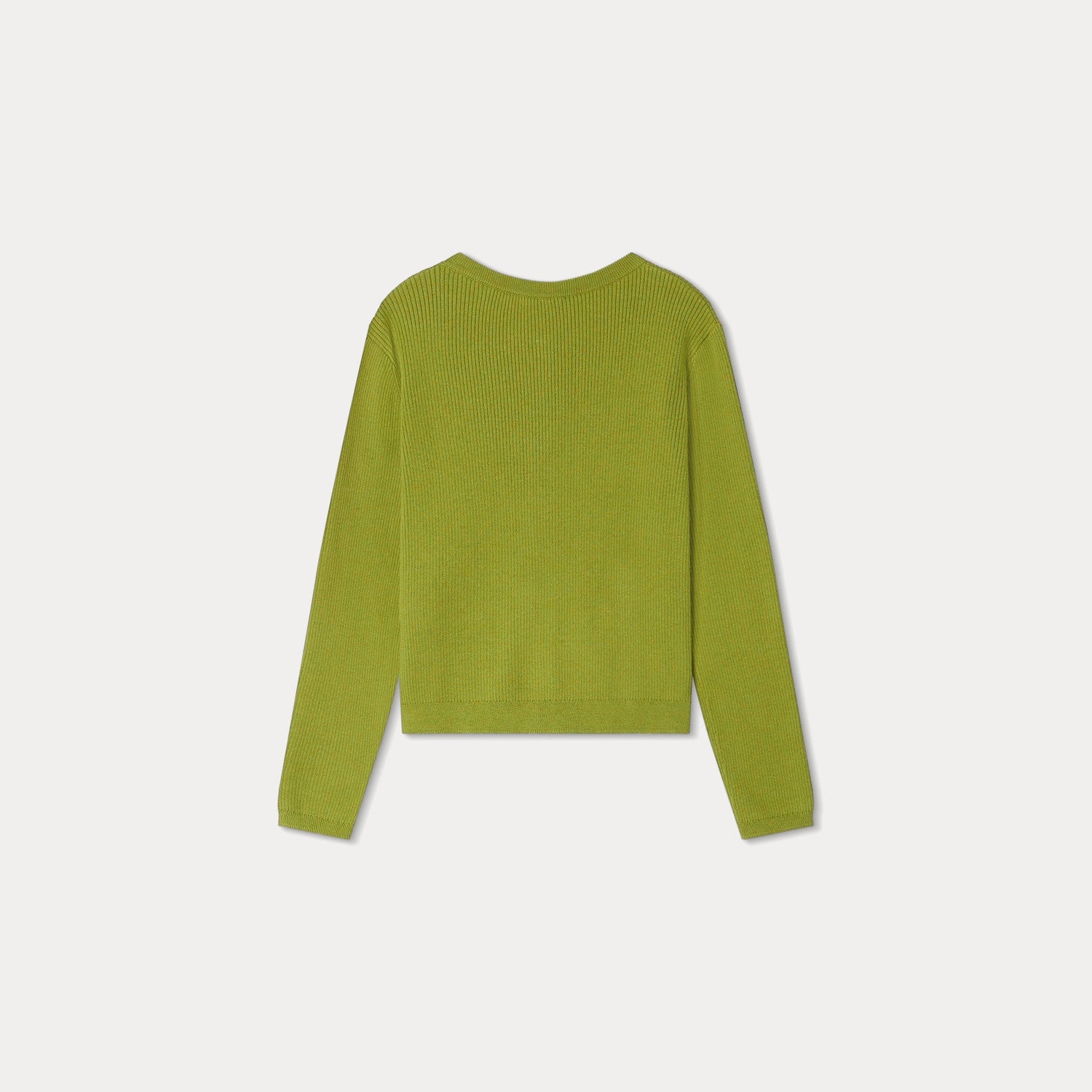 Girls Green Cotton Cardigan