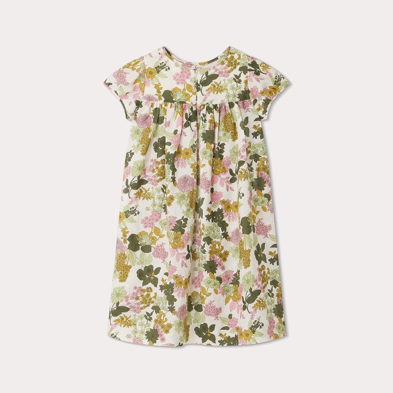 Girls Multicolor Flower Dress