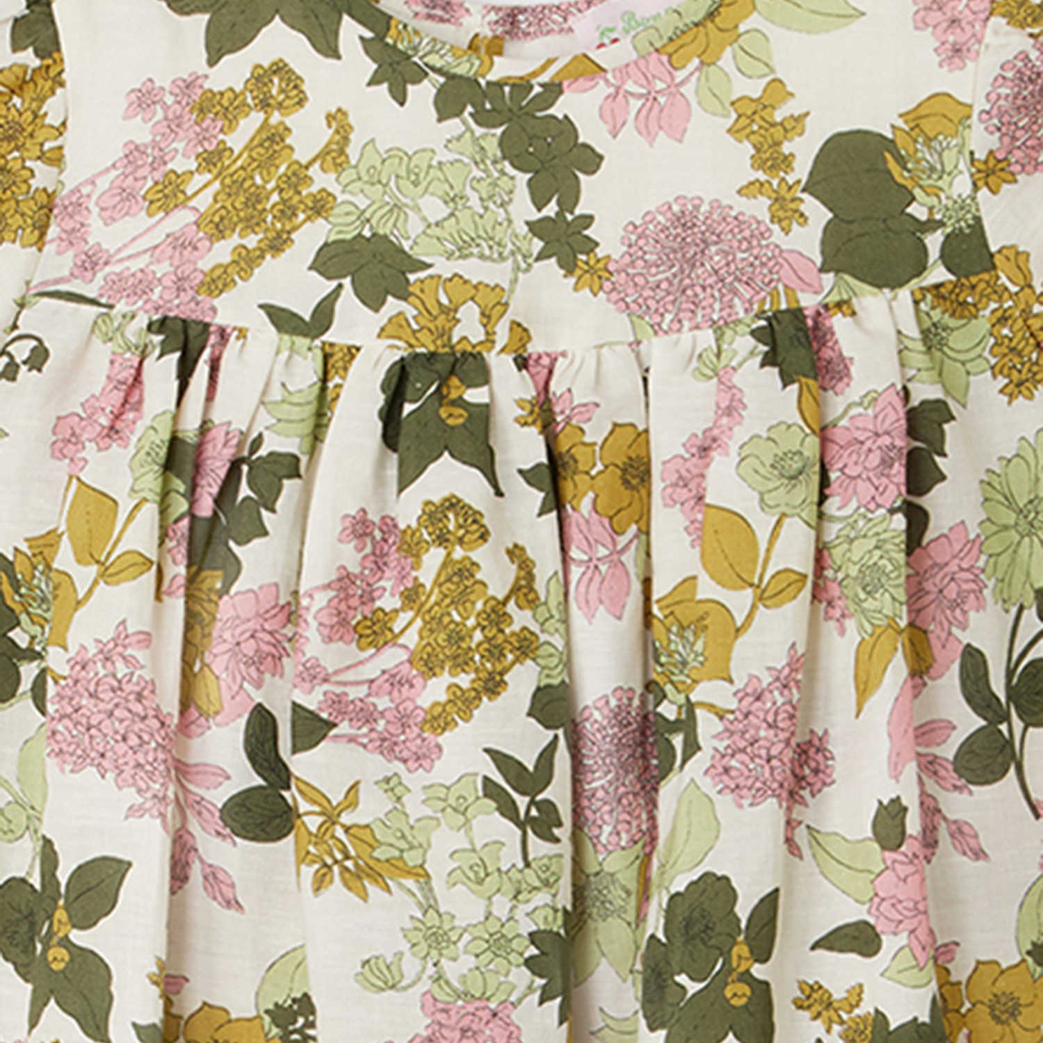 Girls Multicolor Flower Dress