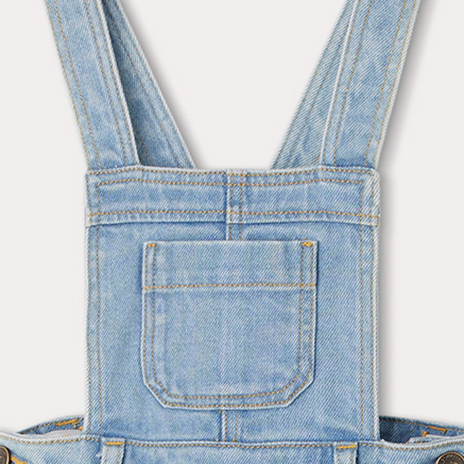 Girls Light Blue Denim Skirt