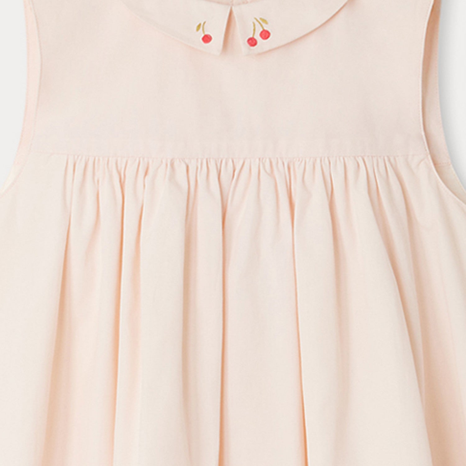 Girls Light Pink Cotton Dress