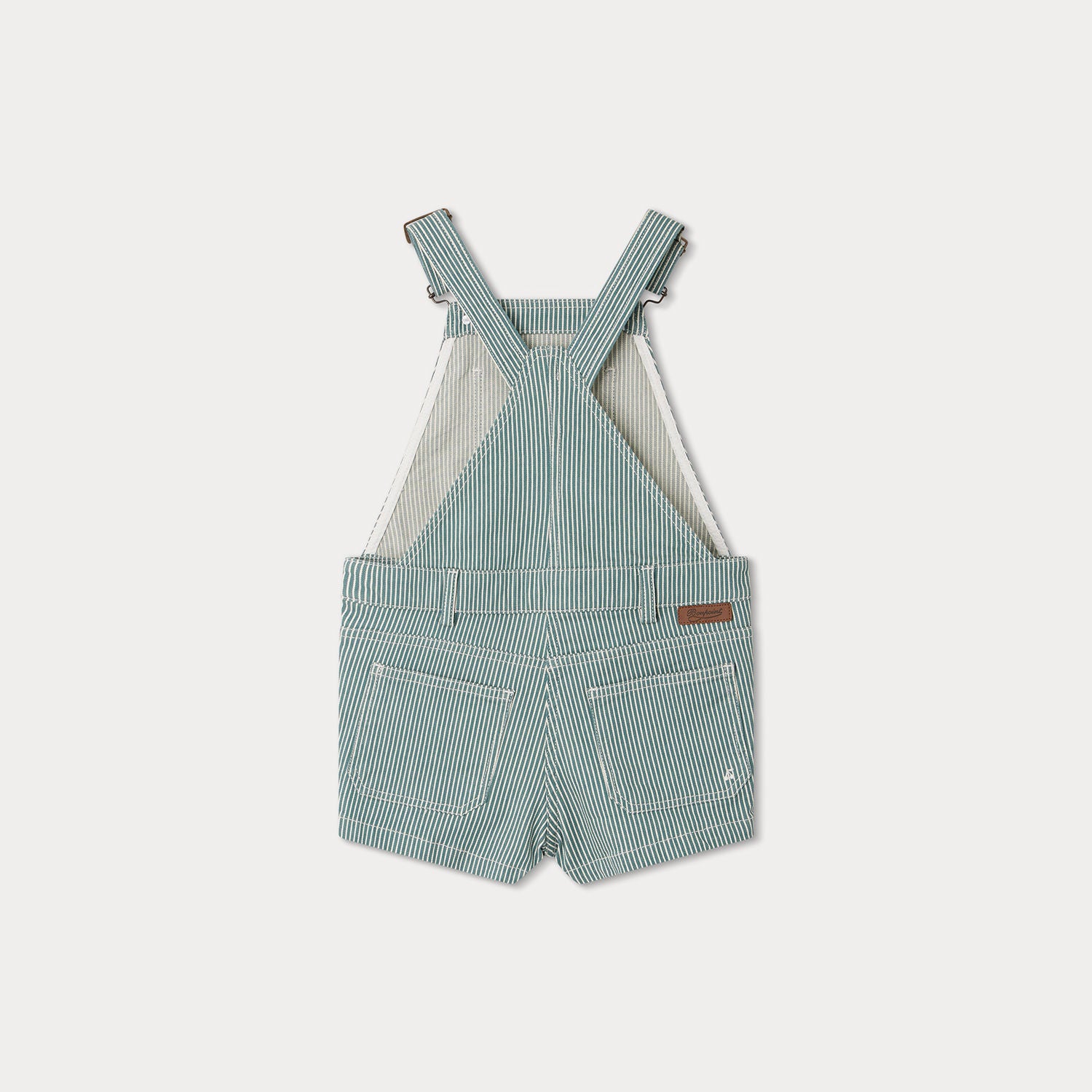 Girls Blue Stripes Jumpsuit
