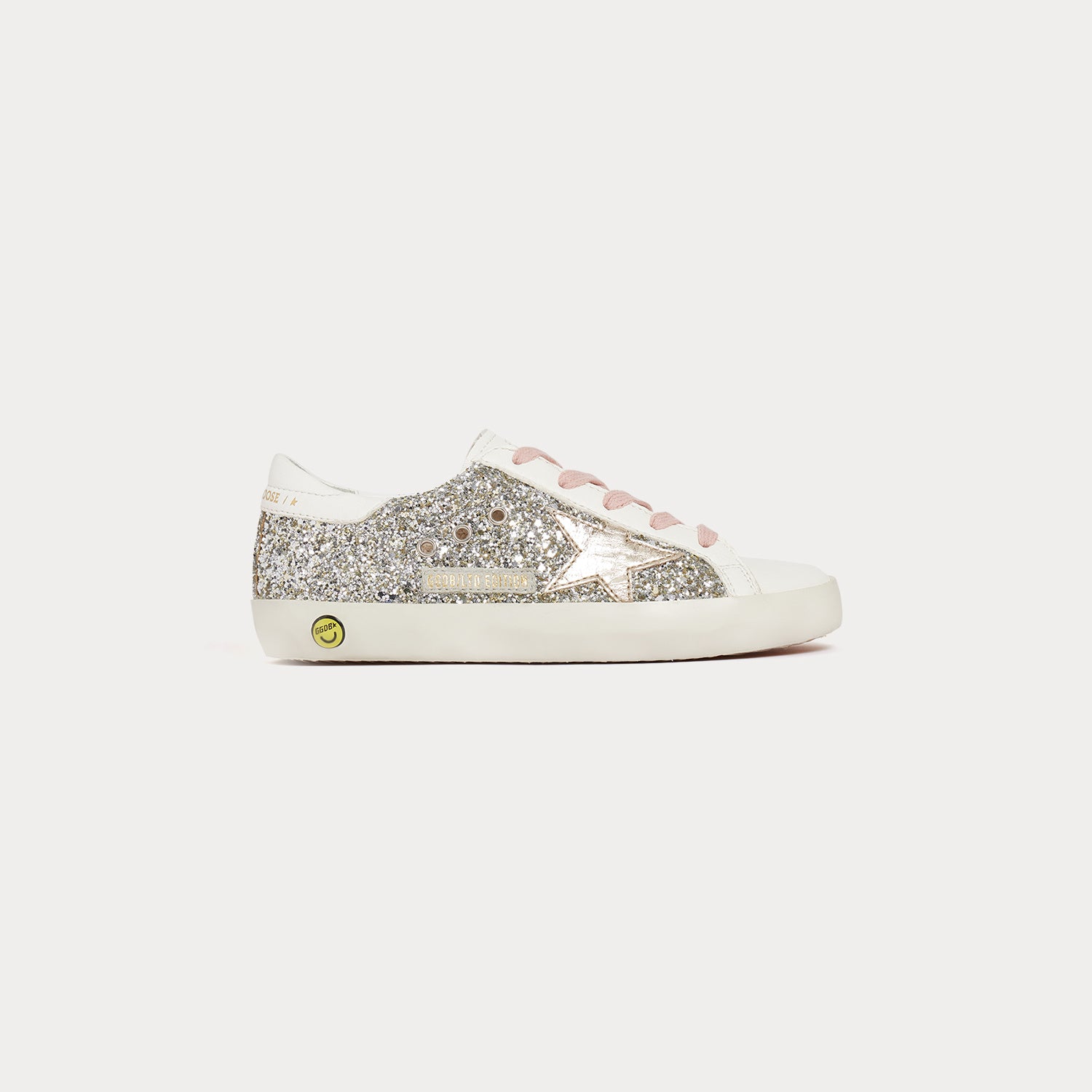 Girls Pink Glitter Shoes