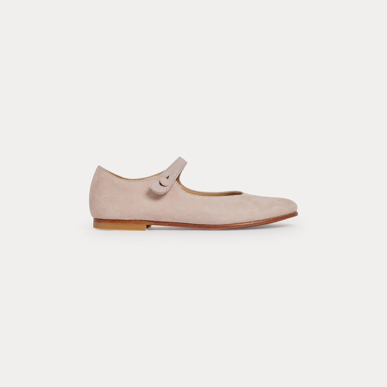 Girls Light Pink Flat Shoes