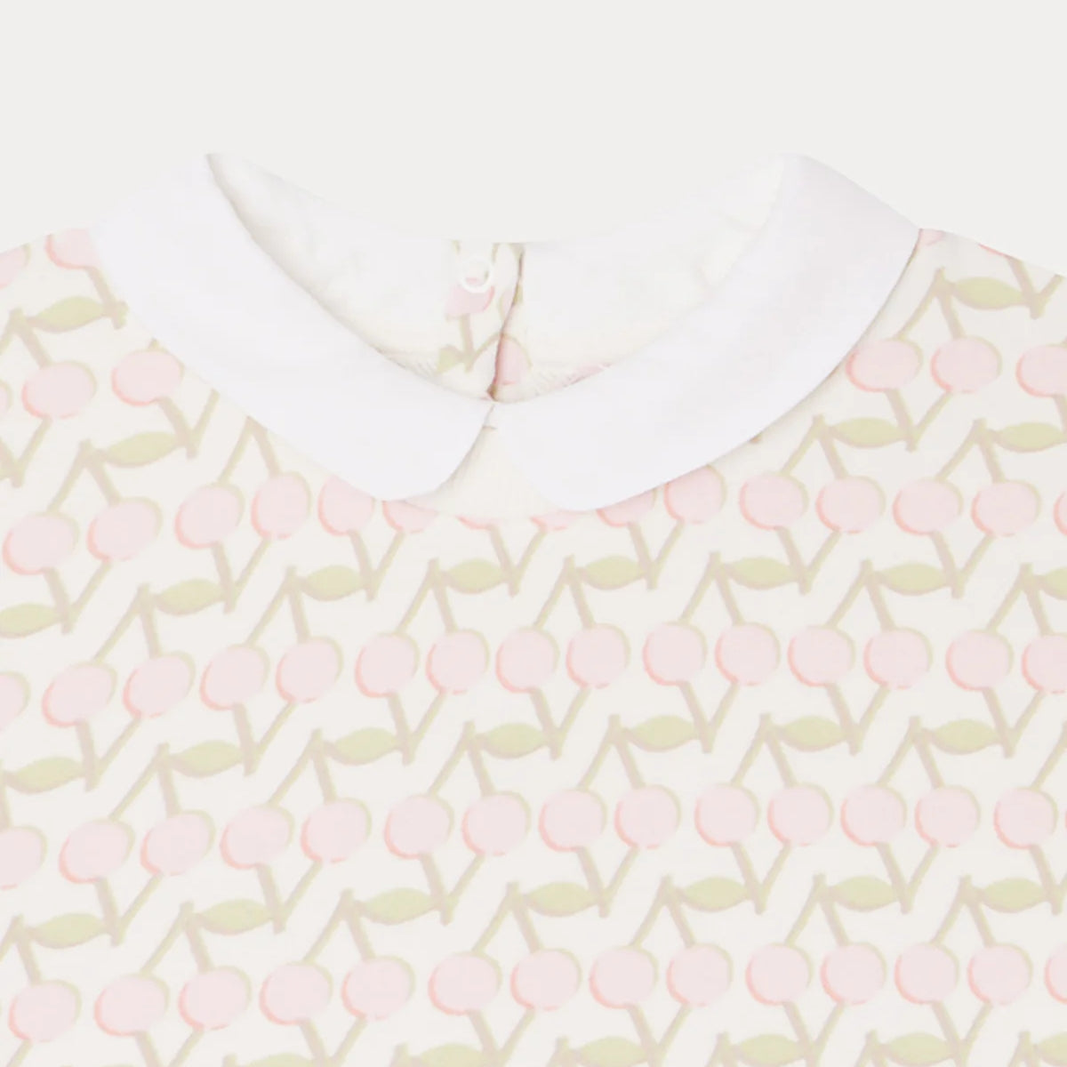Girls Pink Logo Cotton Sweatshirt