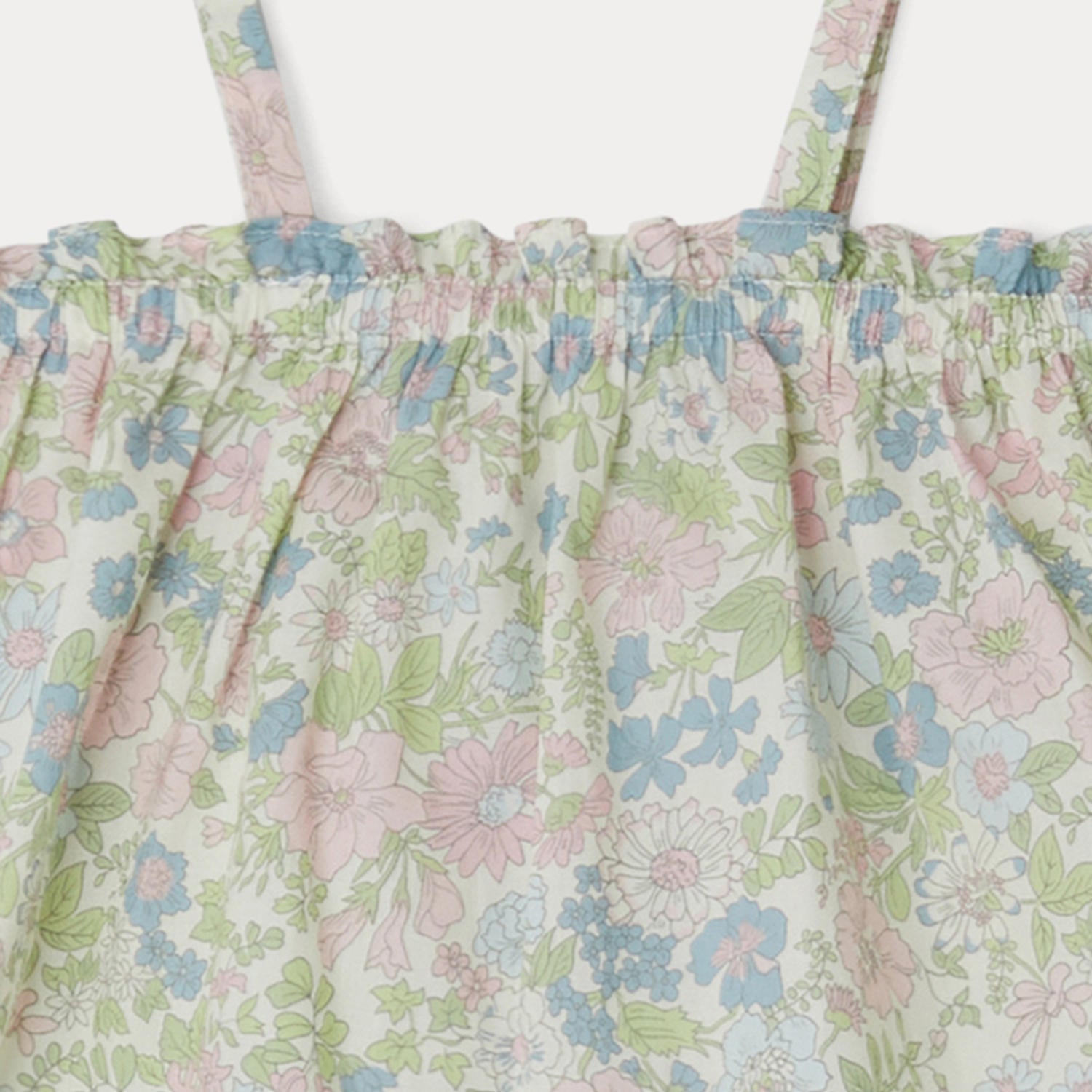 Baby Girls Light Pink Flower Cotton Top