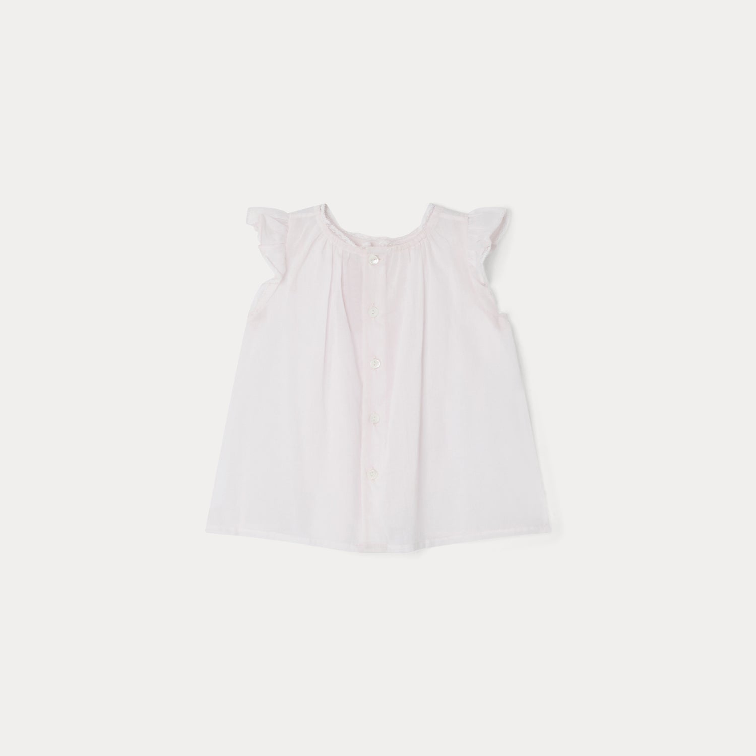 Baby Girls Pale Pink Cotton Top