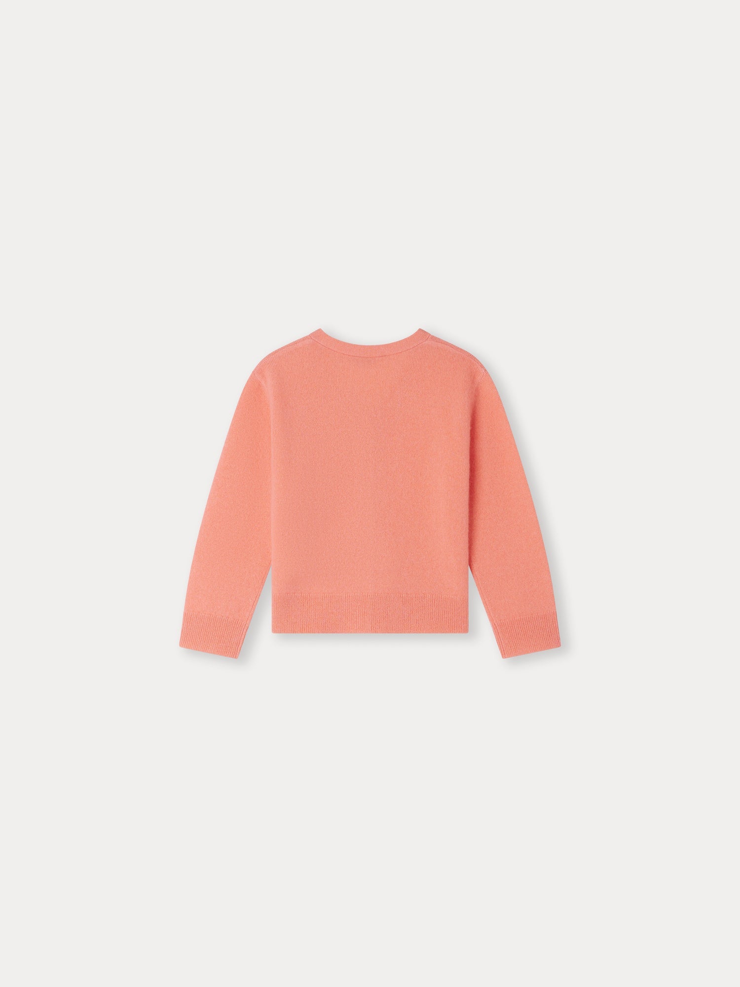 Girls Coral Cashmere Cardigan