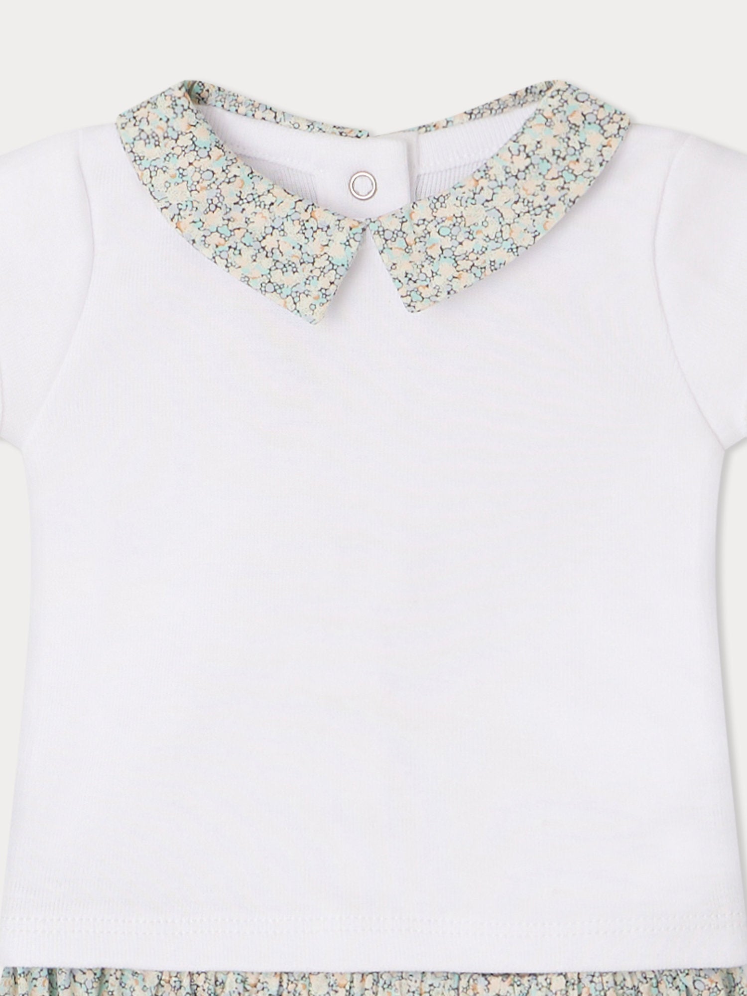 Baby Girls White Cotton Set