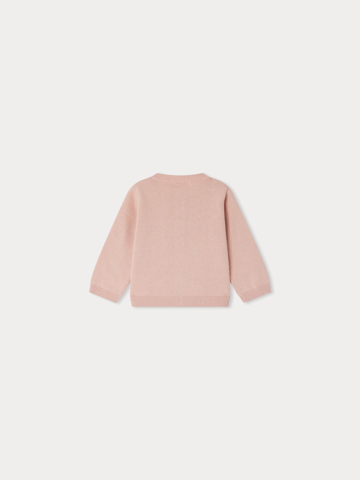 Baby Girls Pink Cotton Cardigan