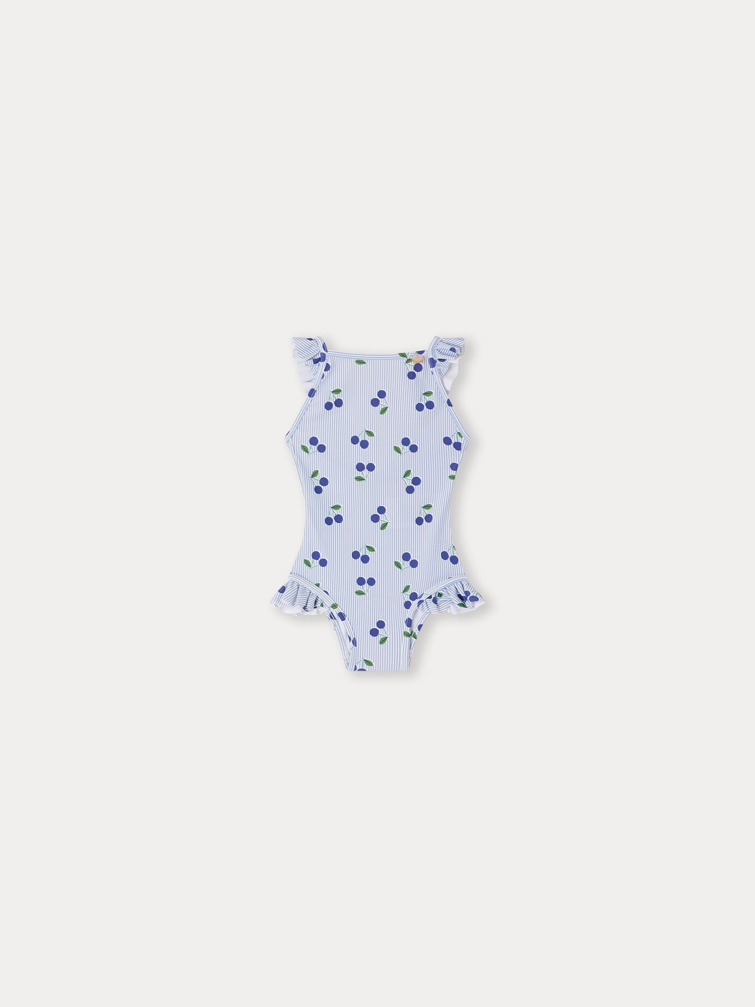 Baby Girls Blue Stripes Swimsuit