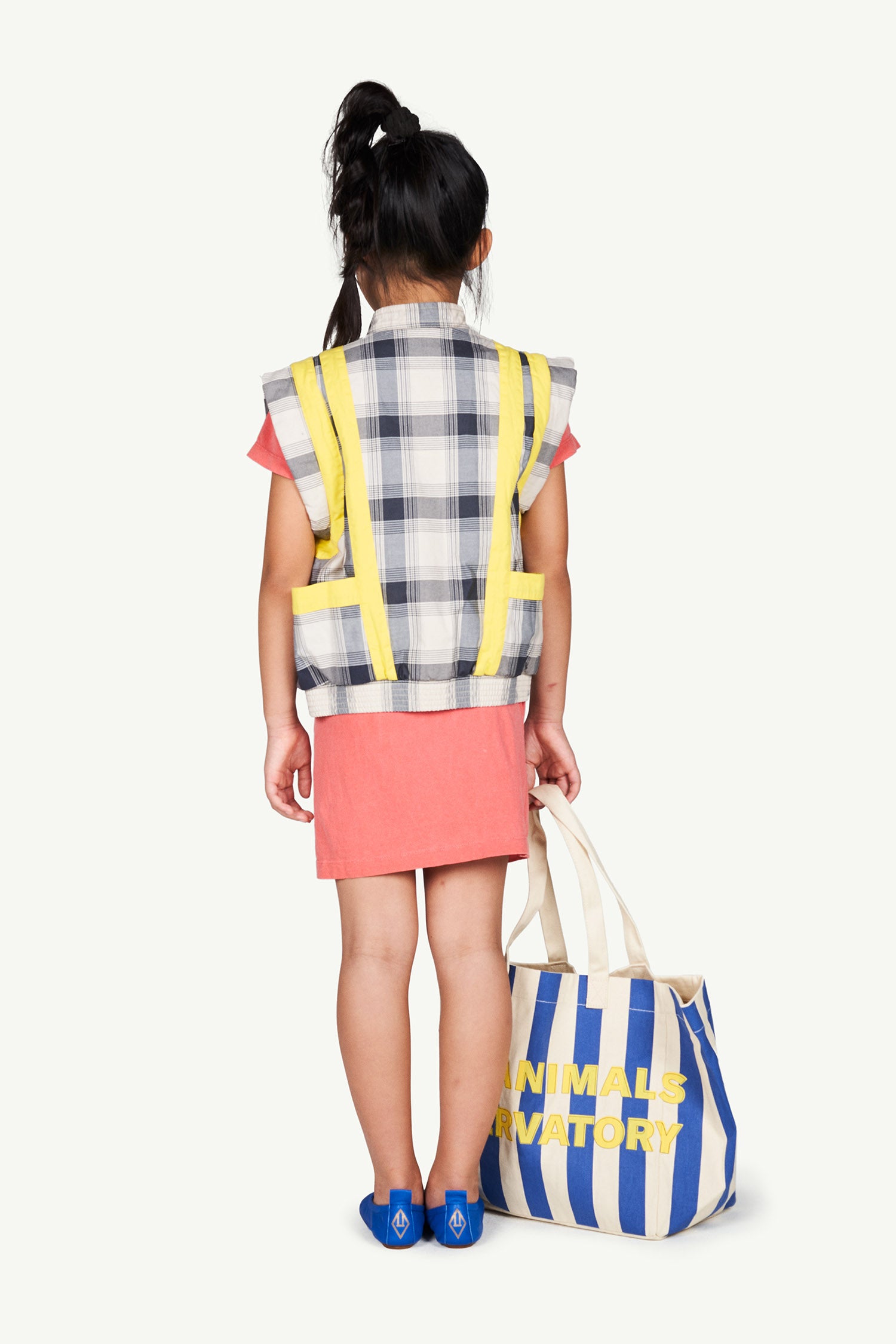 Girls Red Tiger Cotton Dress