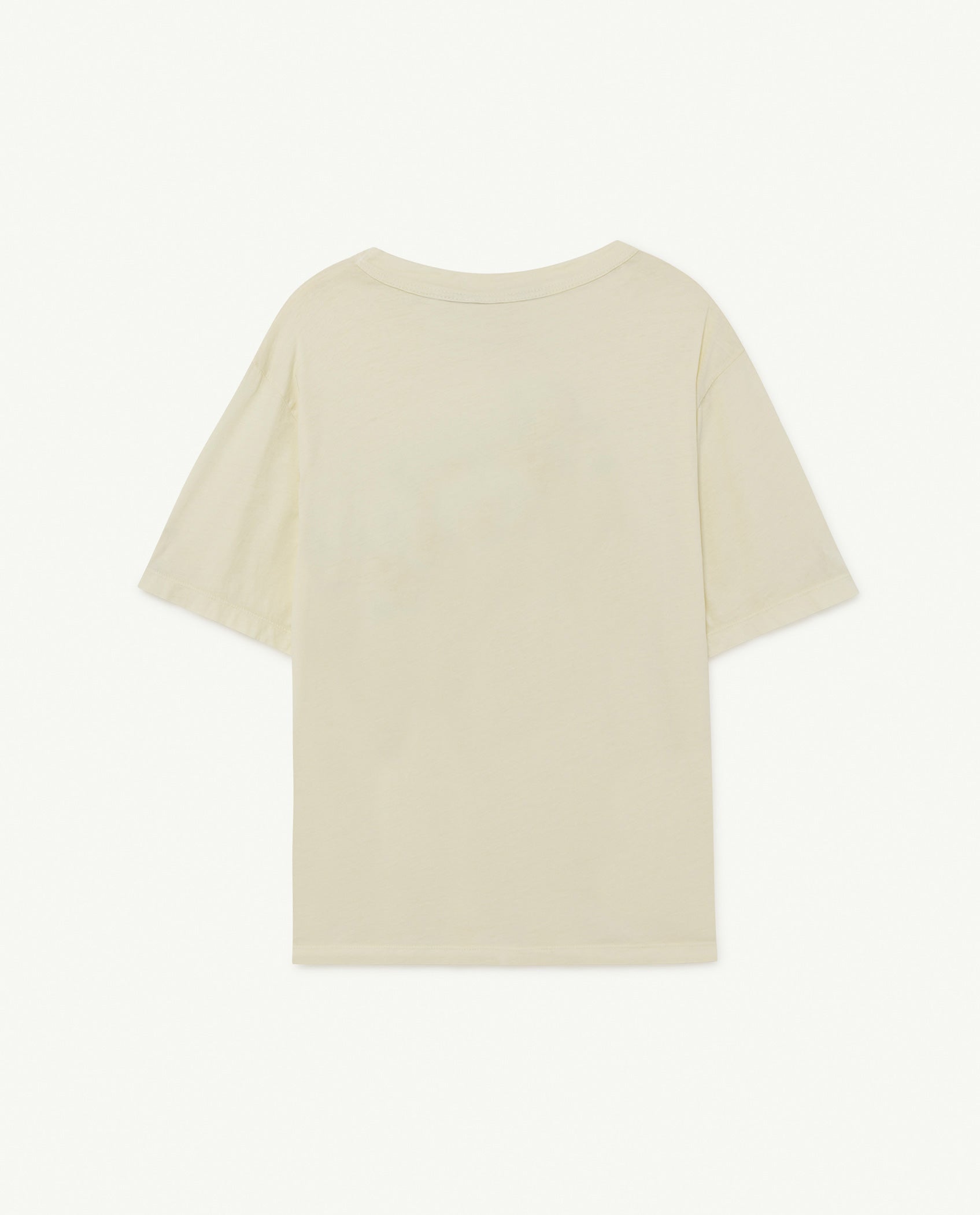 Girls White Flower Cotton T-Shirt