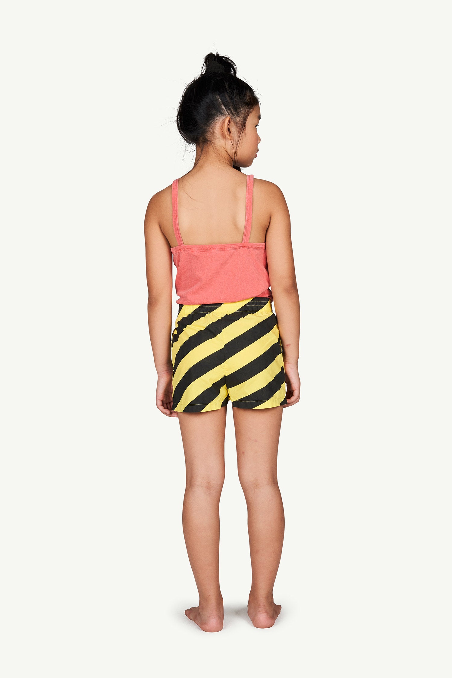 Girls Red Mouth Cotton Tank Top