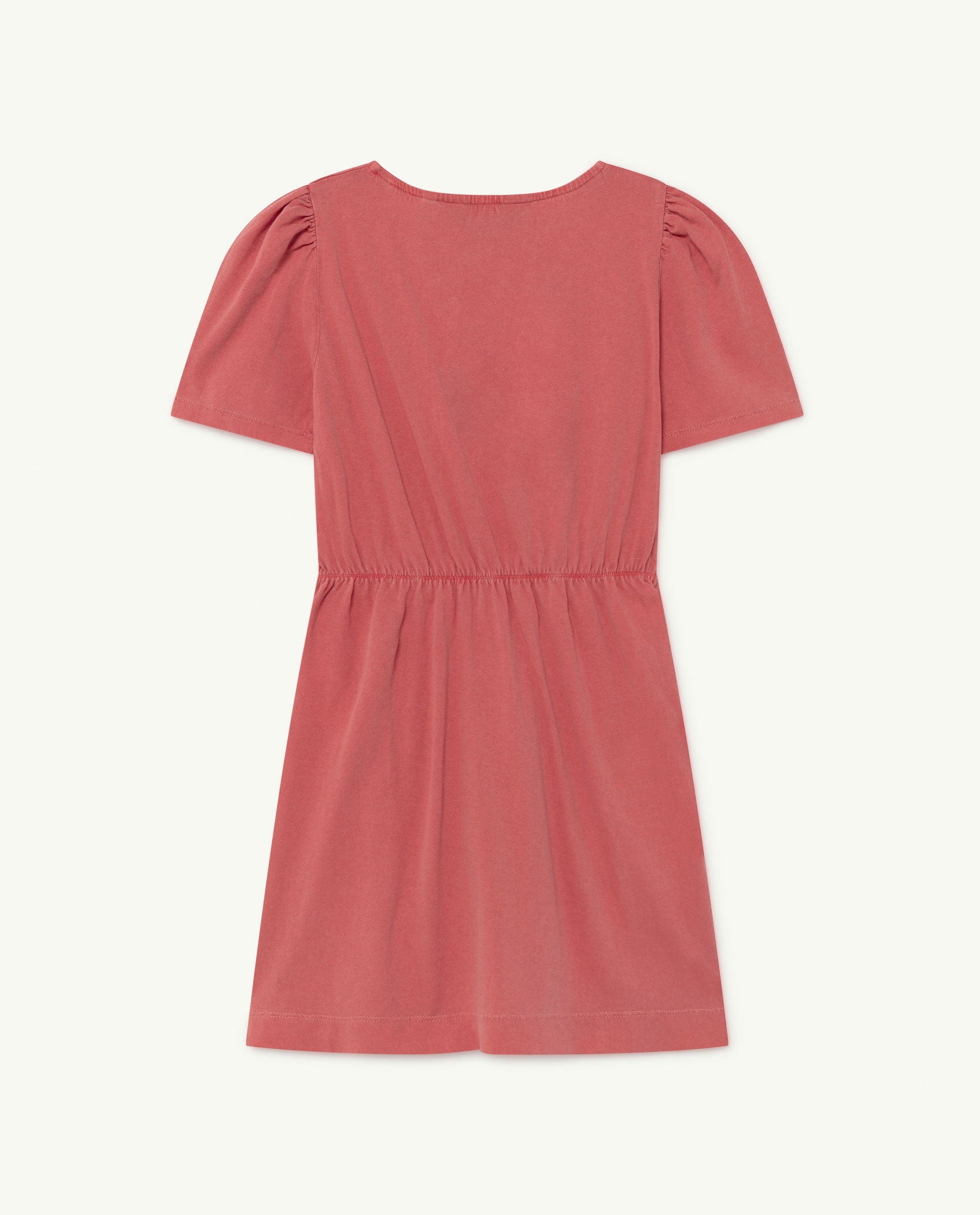 Girls Red Dolphin Cotton Dress