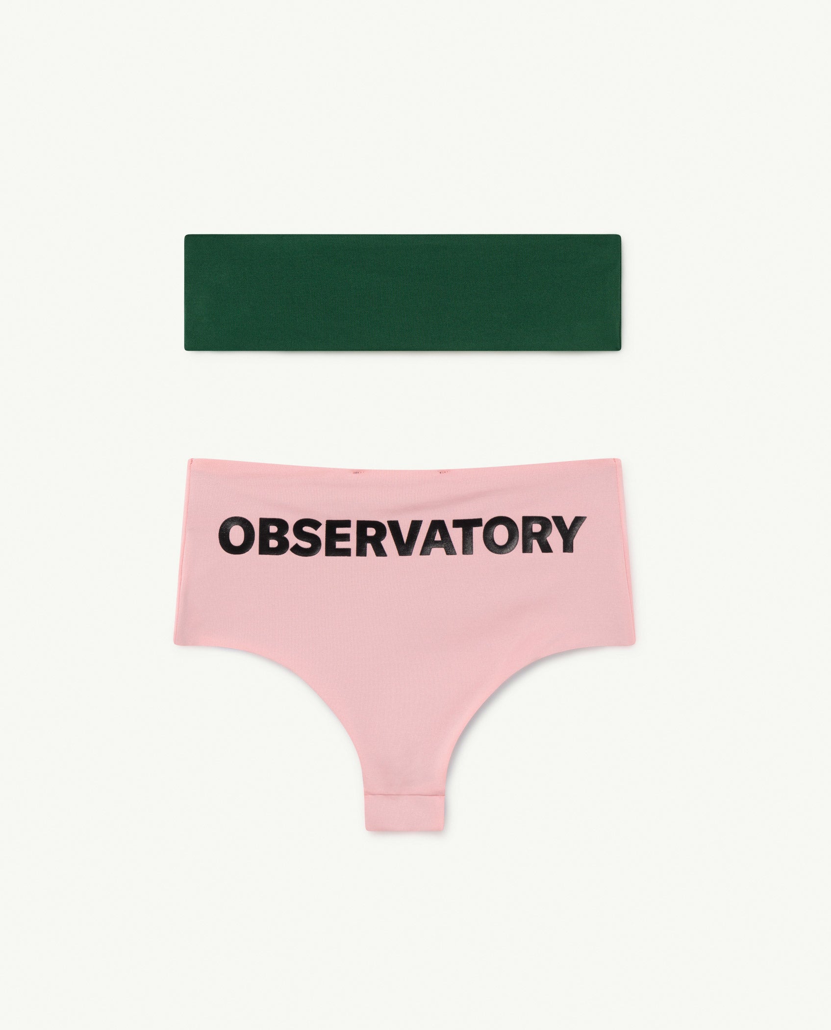 Girls Pink Logo Swimsuit