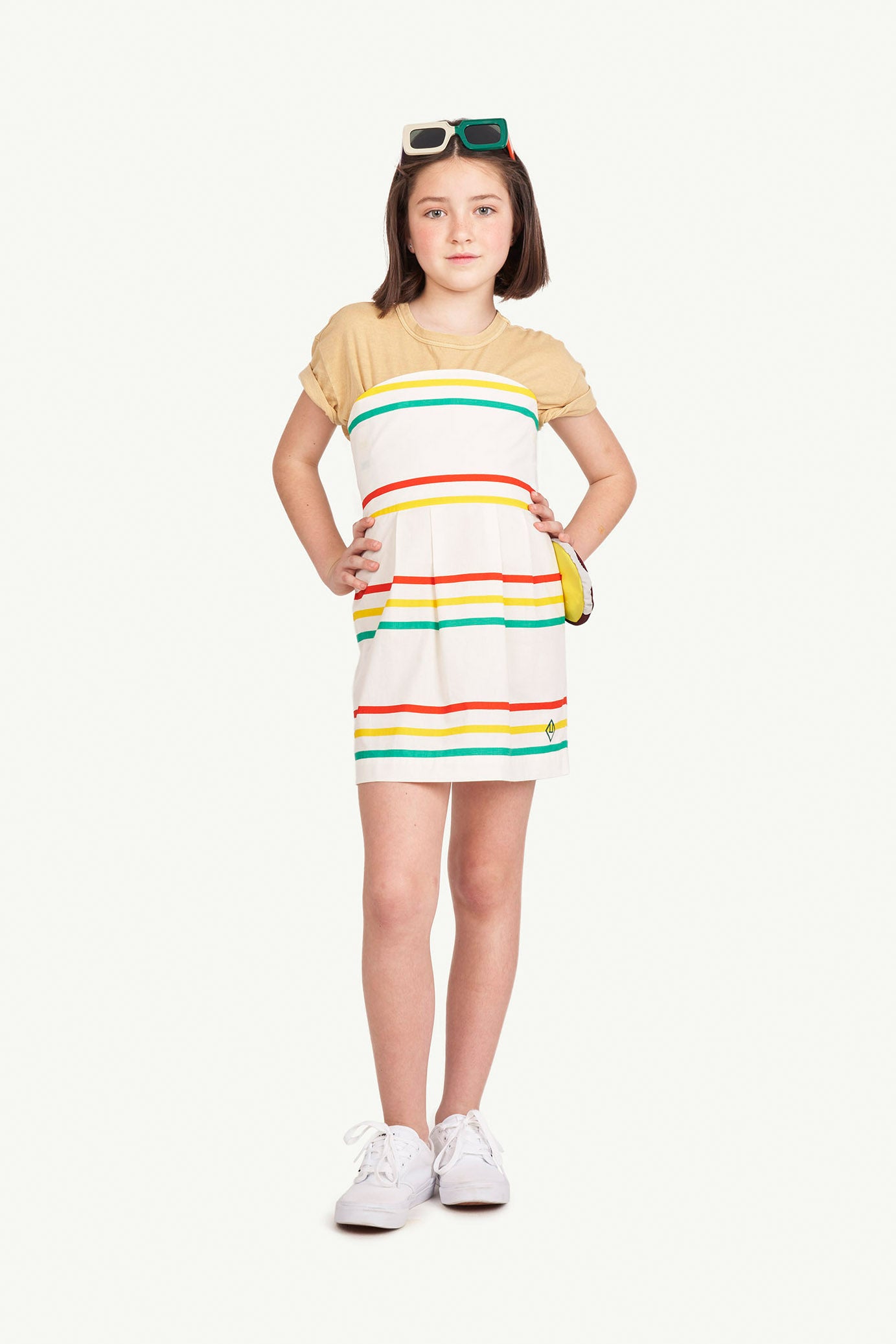 Boys & Girls Brown Cotton T-Shirt