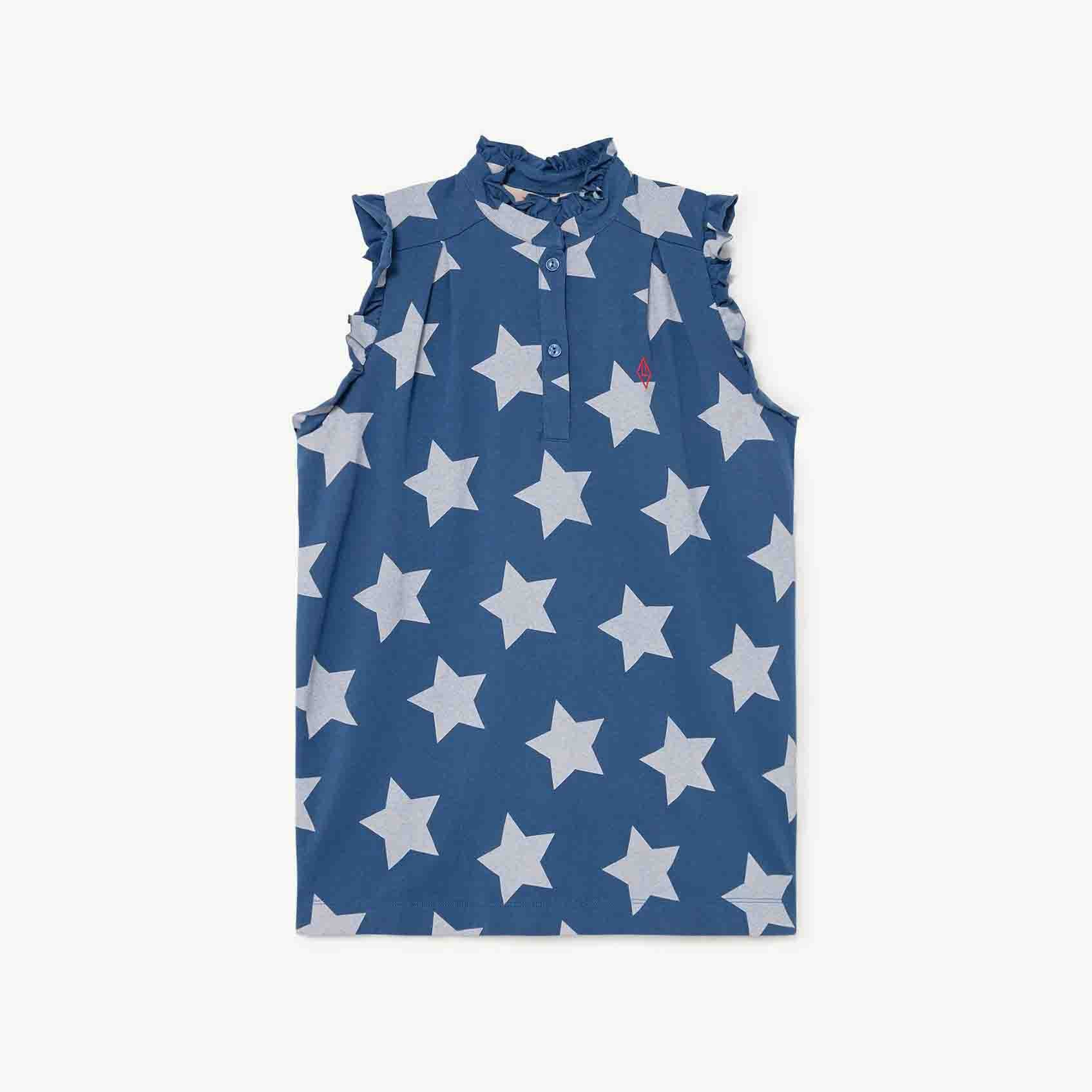 Girls Blue Star Dress