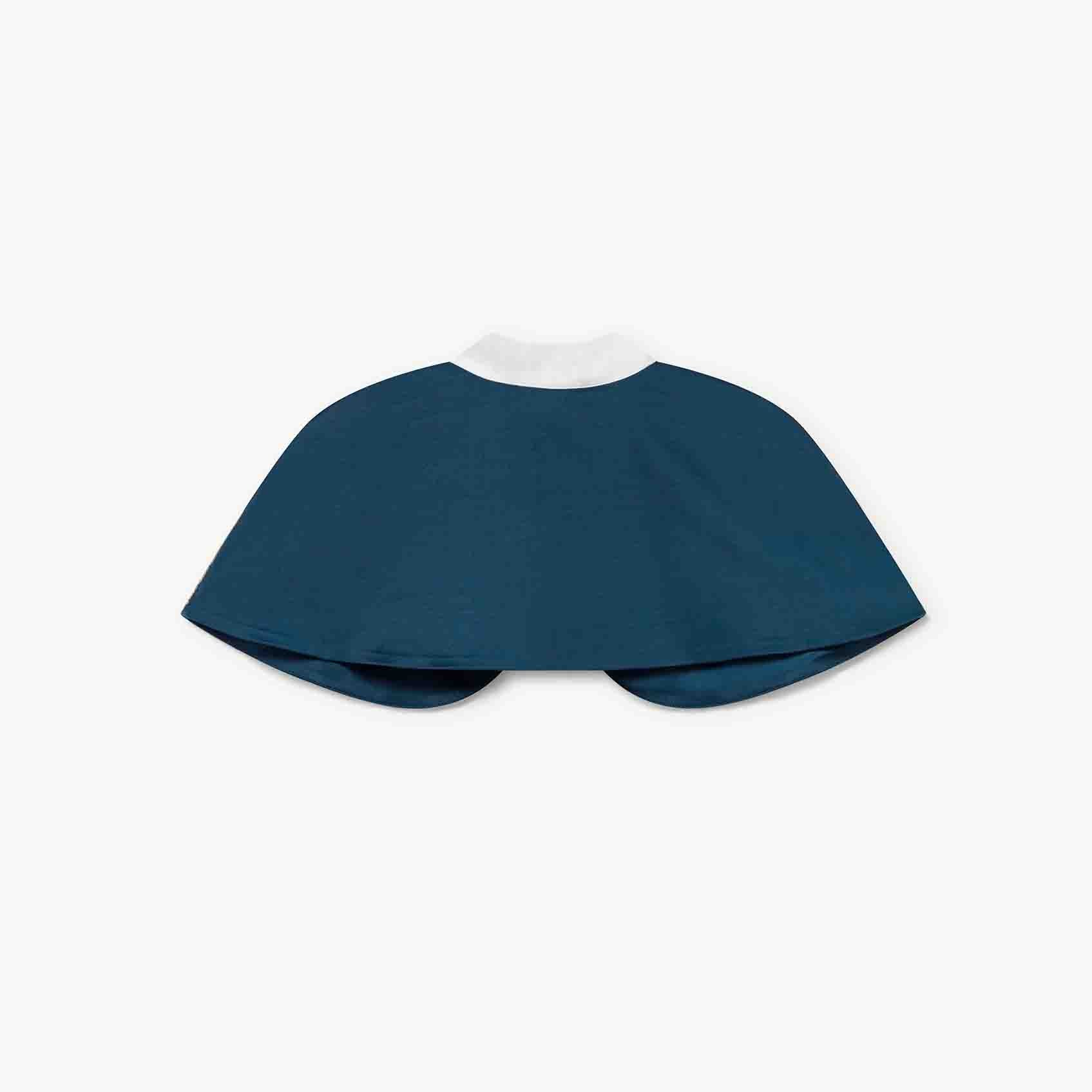Girls Blue Logo Cape