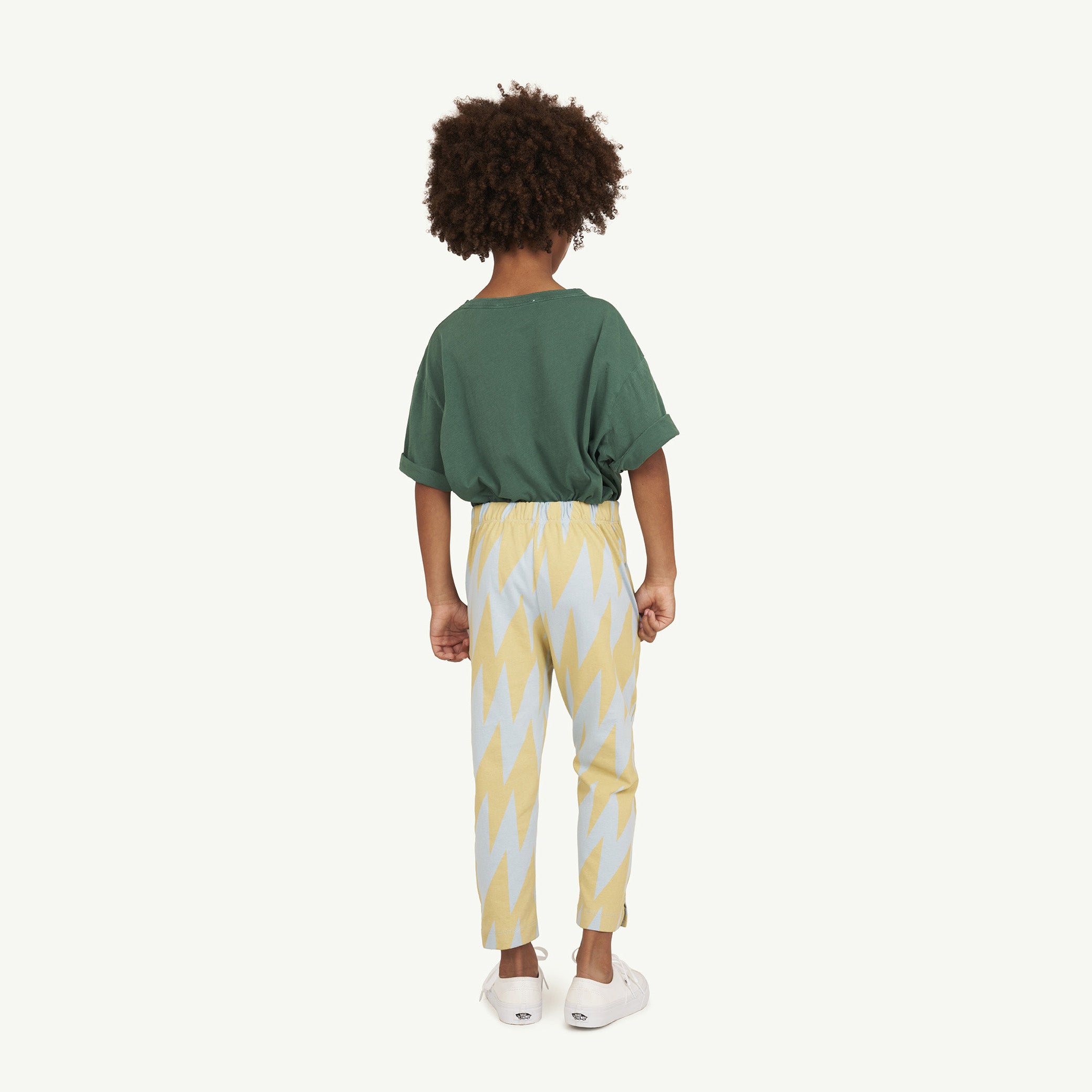 Boys & Girls Green Logo Cotton T-Shirt