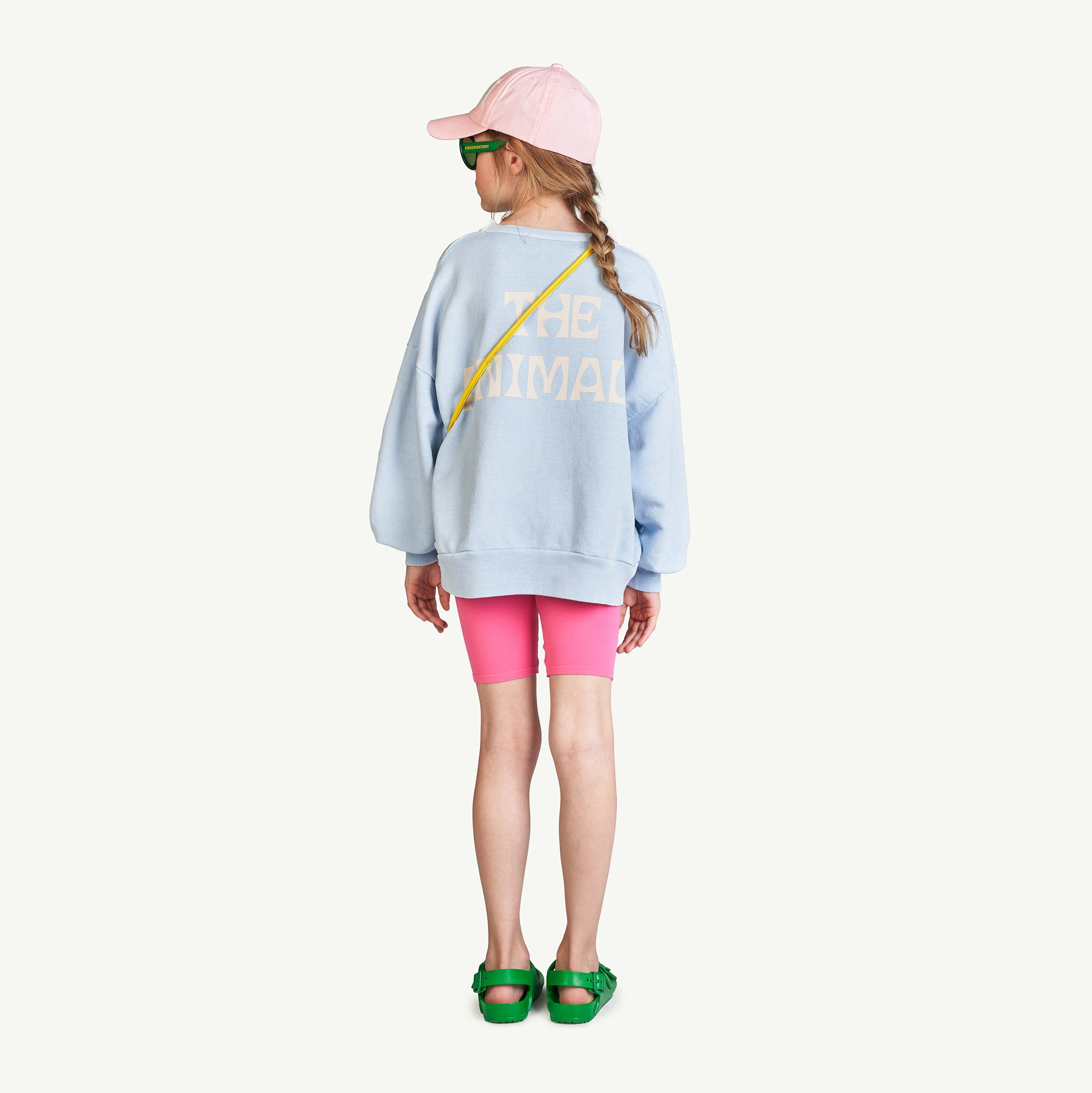 Girls Pink Logo Leggings
