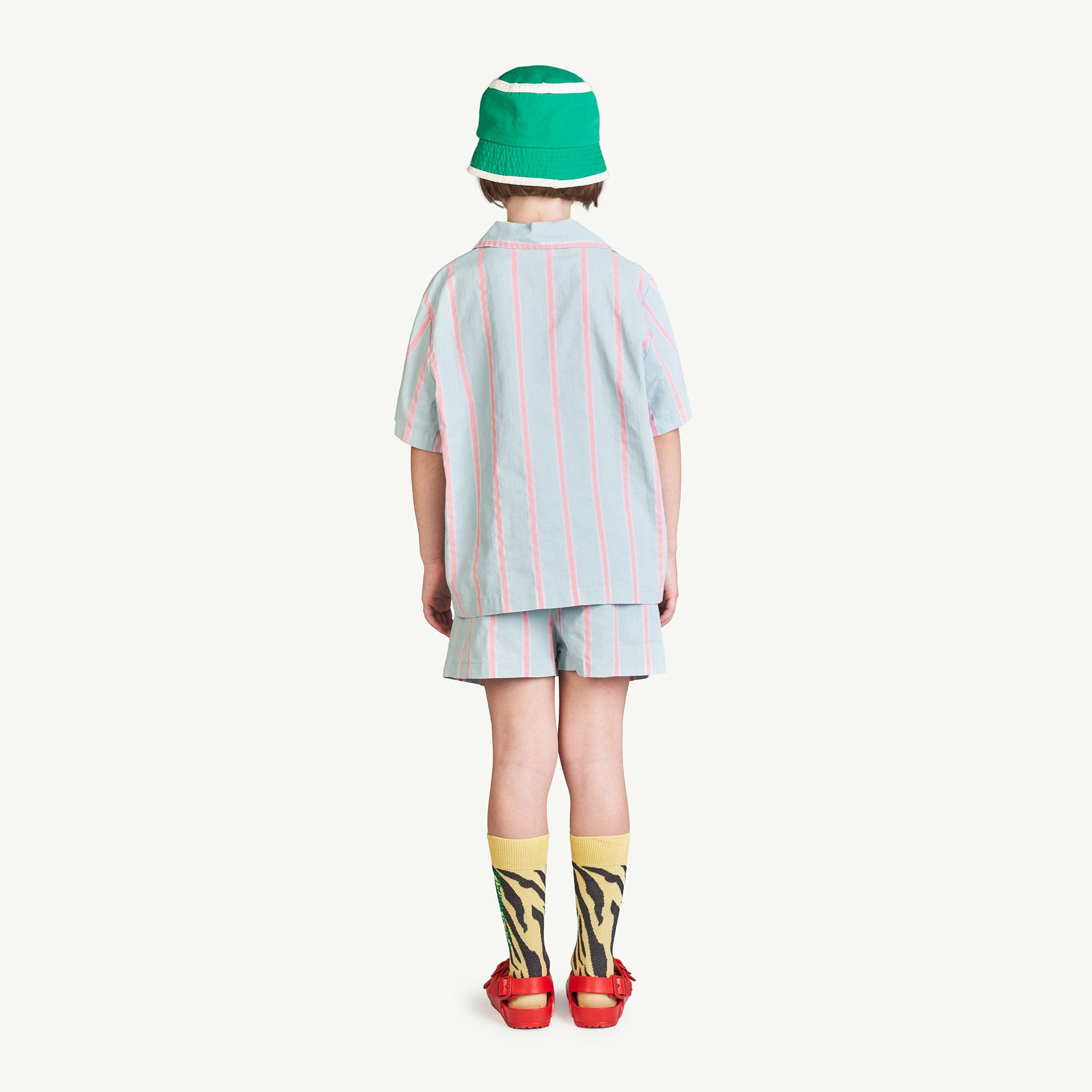 Boys & Girls Lavand Stripes Cotton Nightwear Set